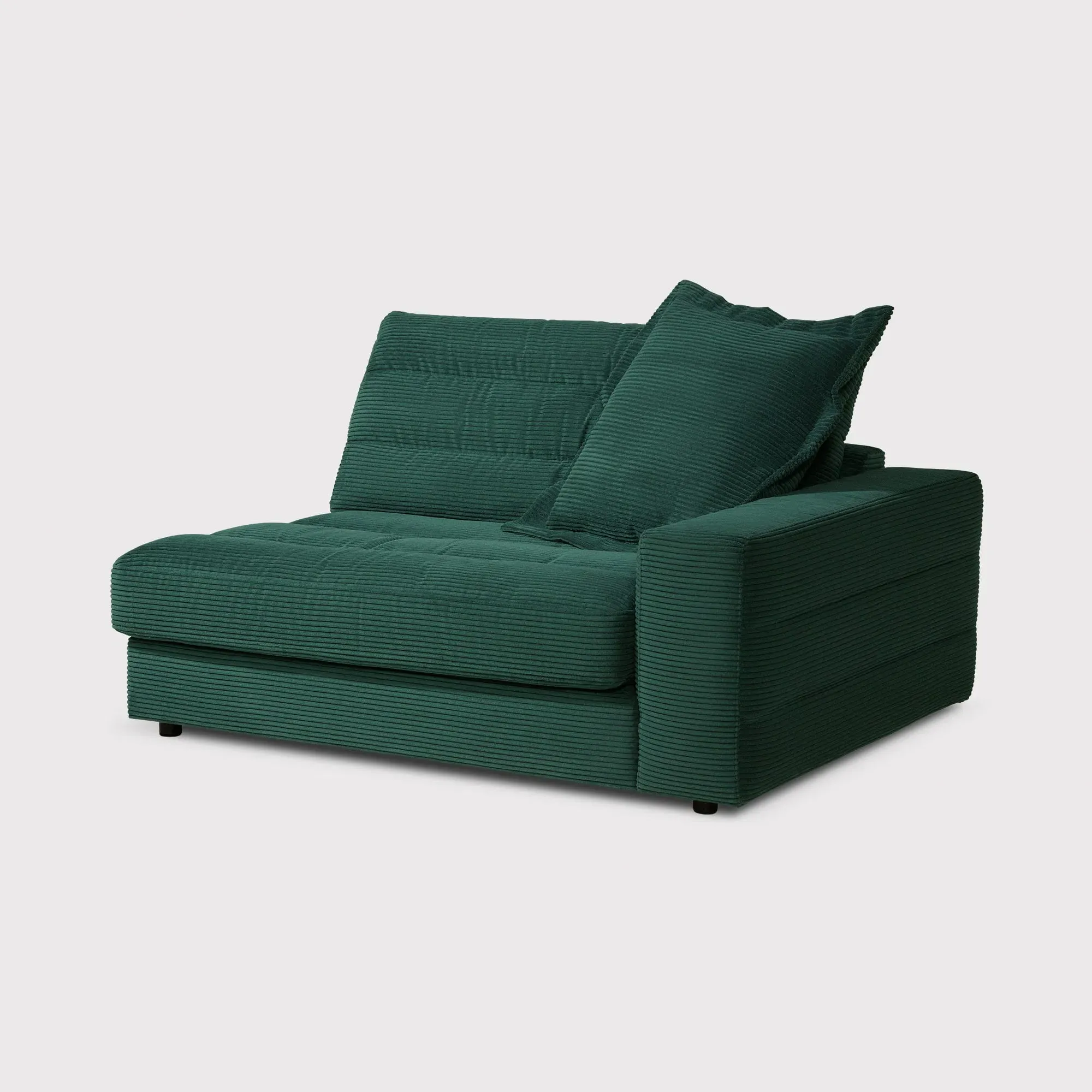 Twain 1.5 Seater Armchair Left - Green, Fabric image
