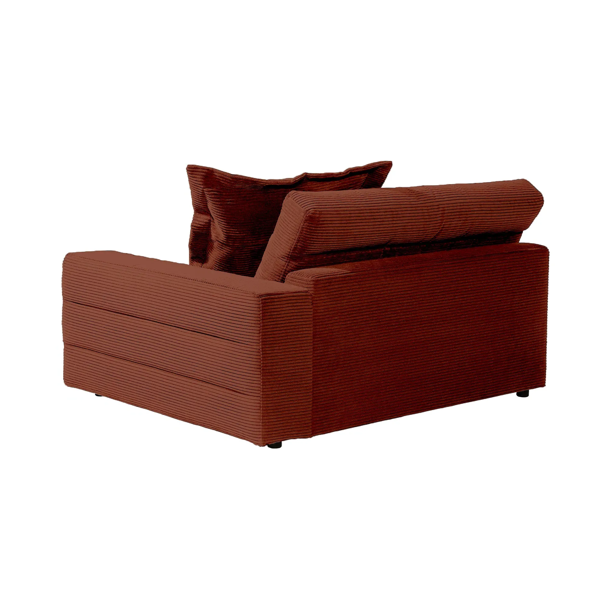 Twain 1.5 Seater Armchair Left - Red, Fabric