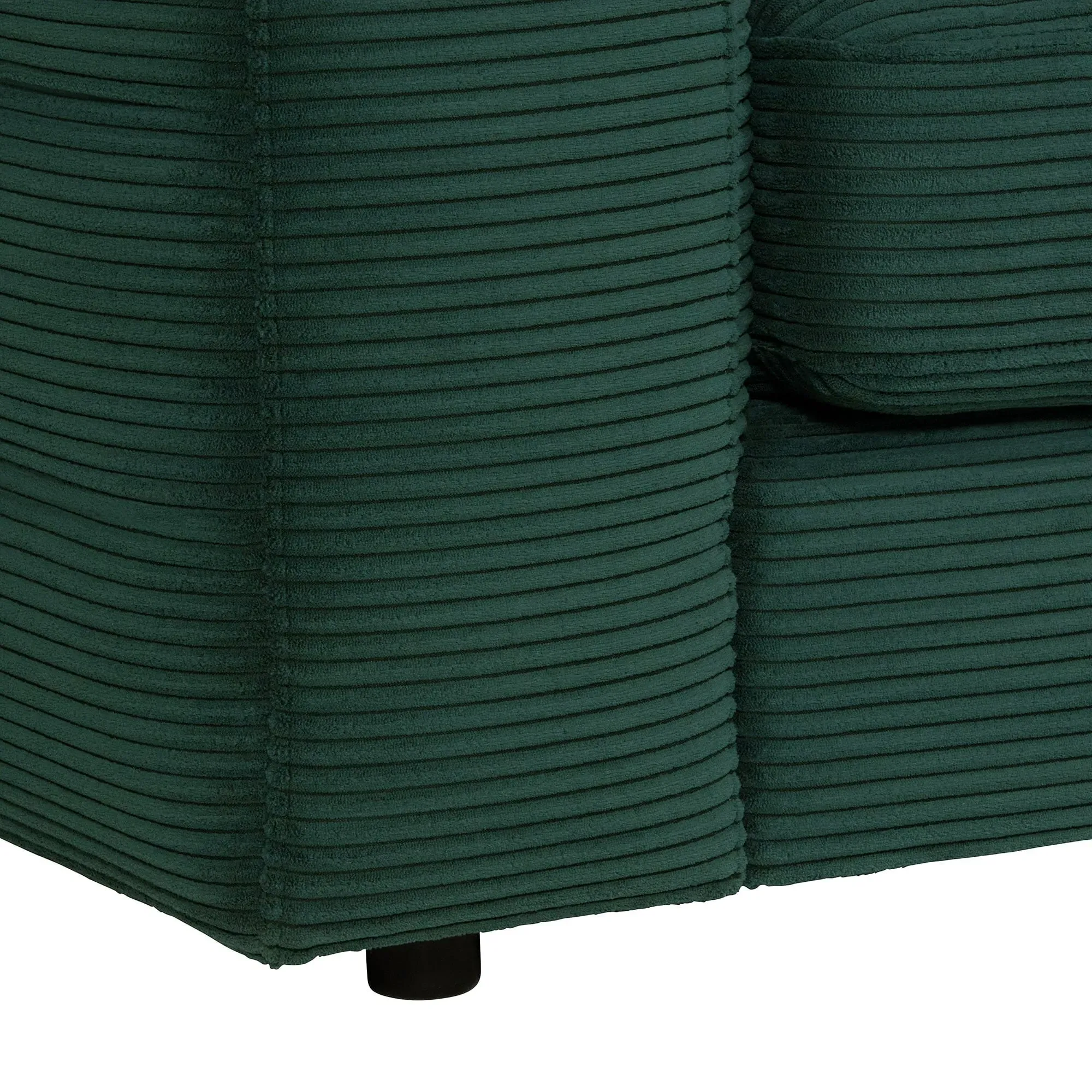 Twain 1.5 Seater Armchair Right - Green, Fabric