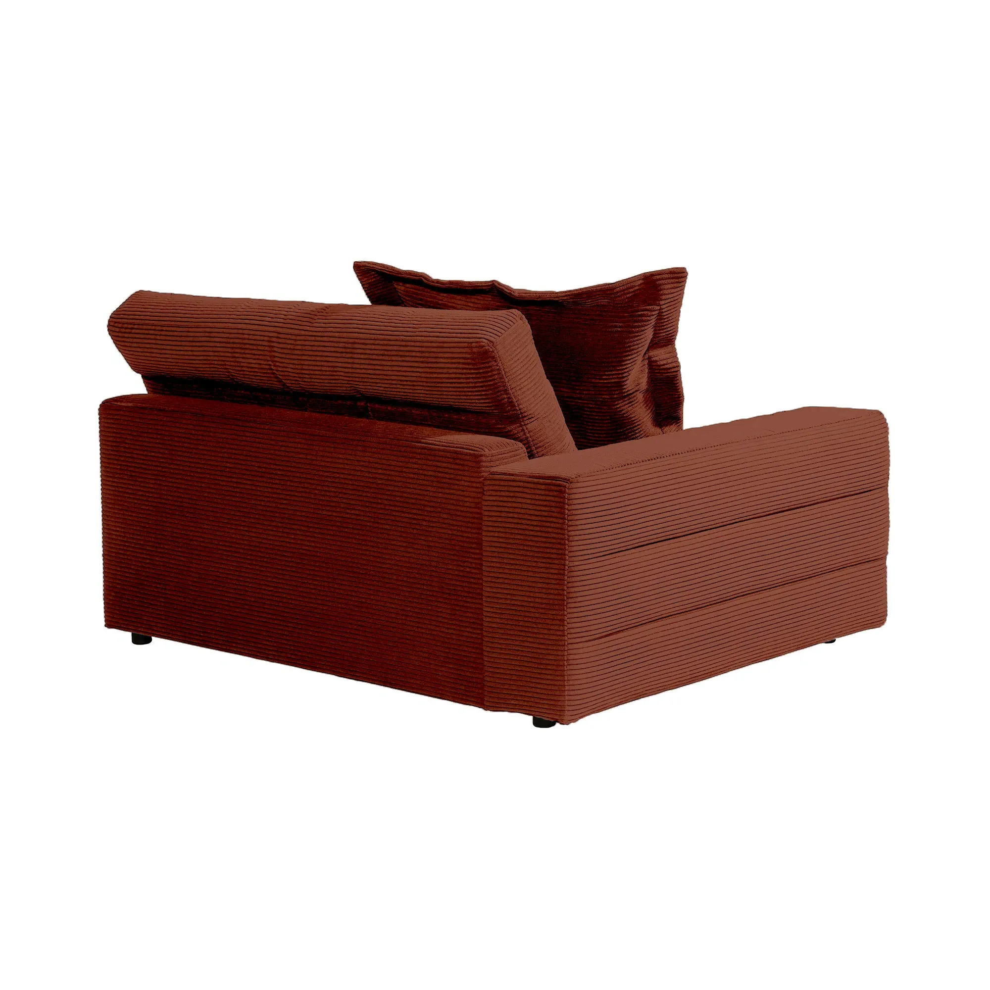 Twain 1.5 Seater Armchair Right - Red, Fabric