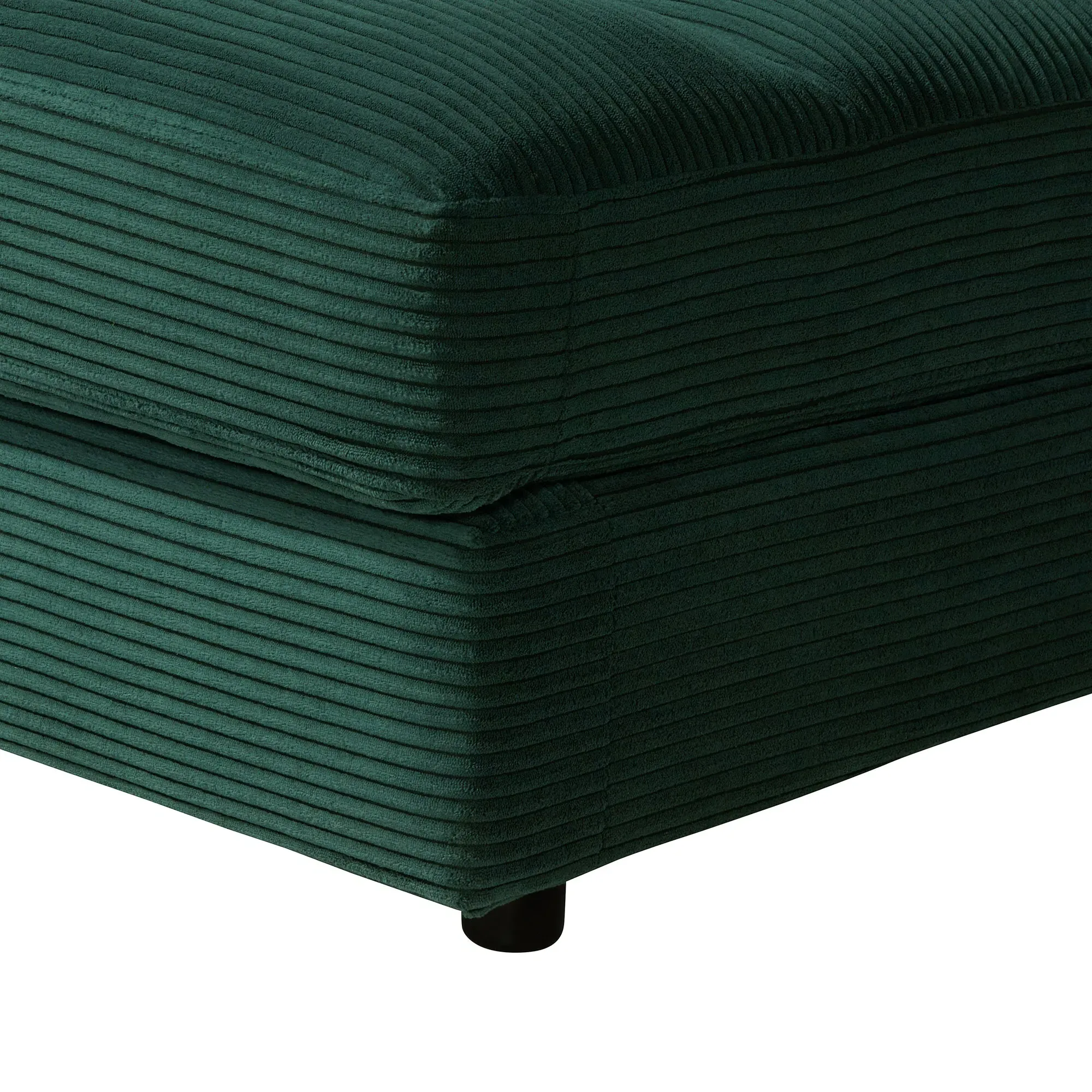 Twain 1.5 Seater Chair without Armrests - Green, Fabric