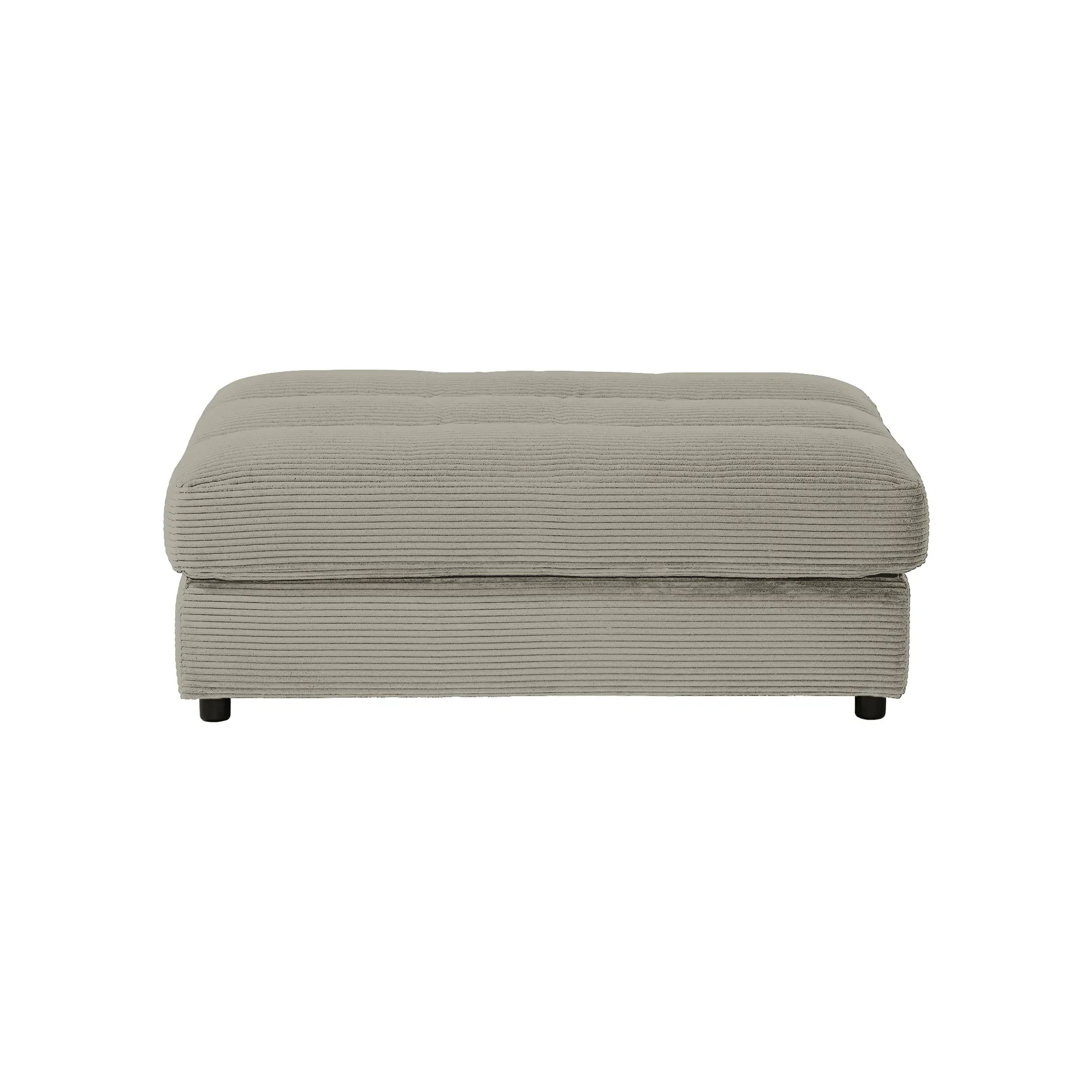 Twain Bench Stool - Grey, Fabric