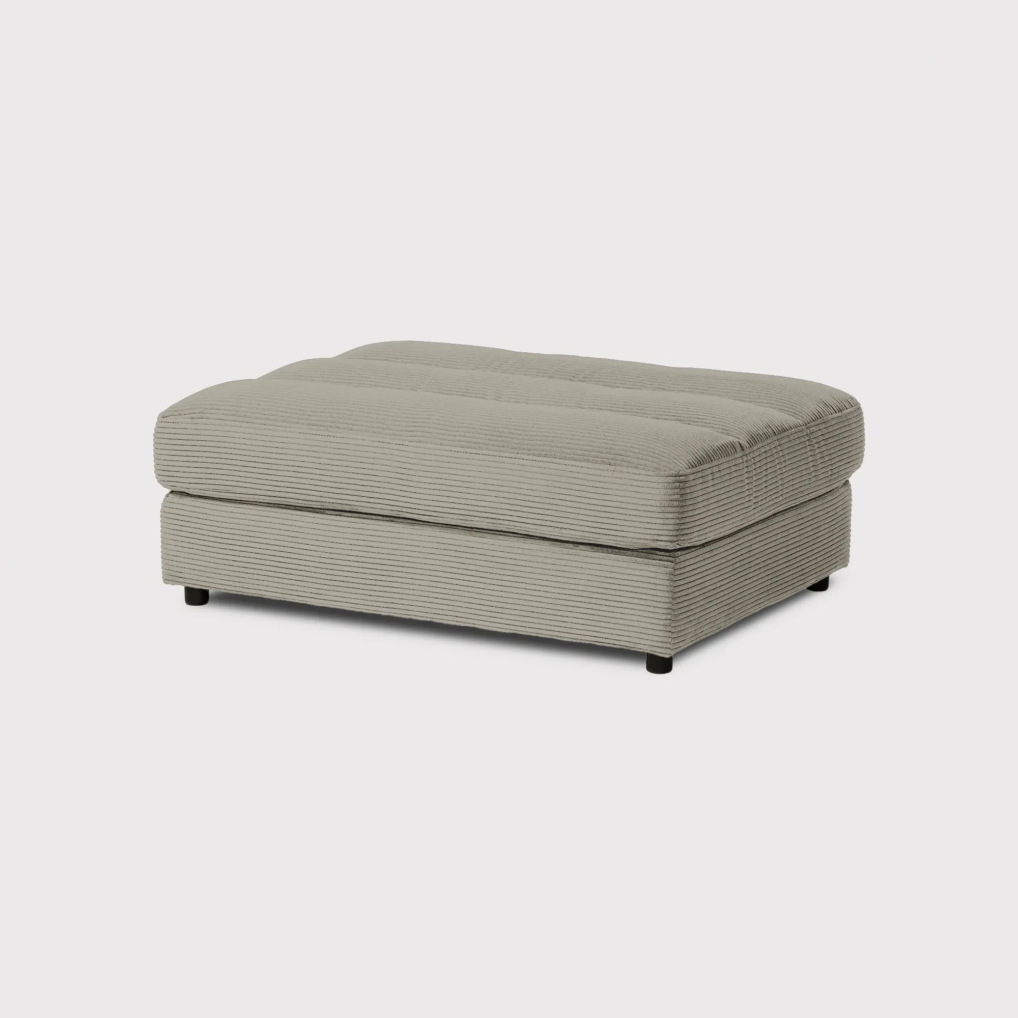 Twain Bench Stool - Grey, Fabric