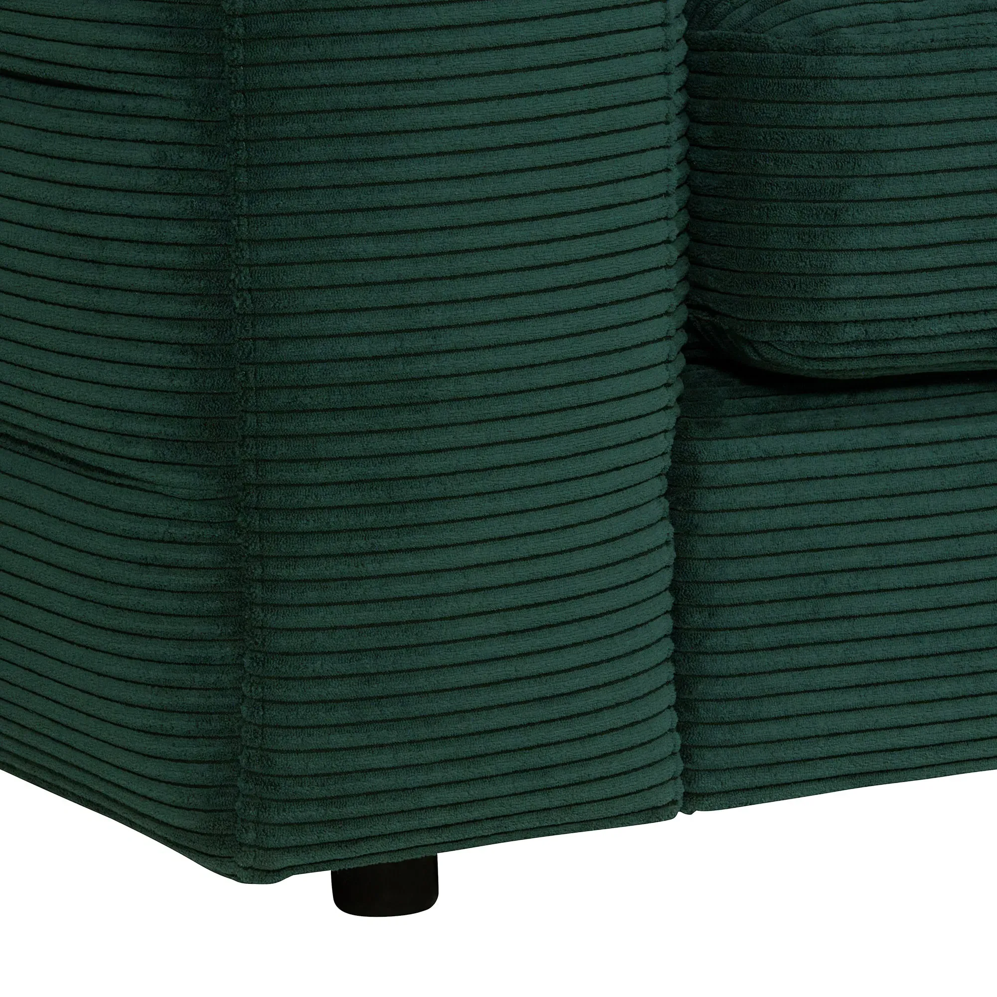 Twain Chaise Corner Sofa Left - Green, Fabric
