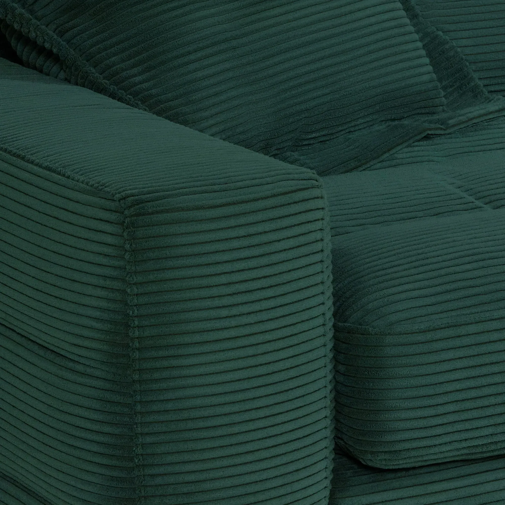 Twain L-Shaped Corner Sofa with Chaise - Fabric