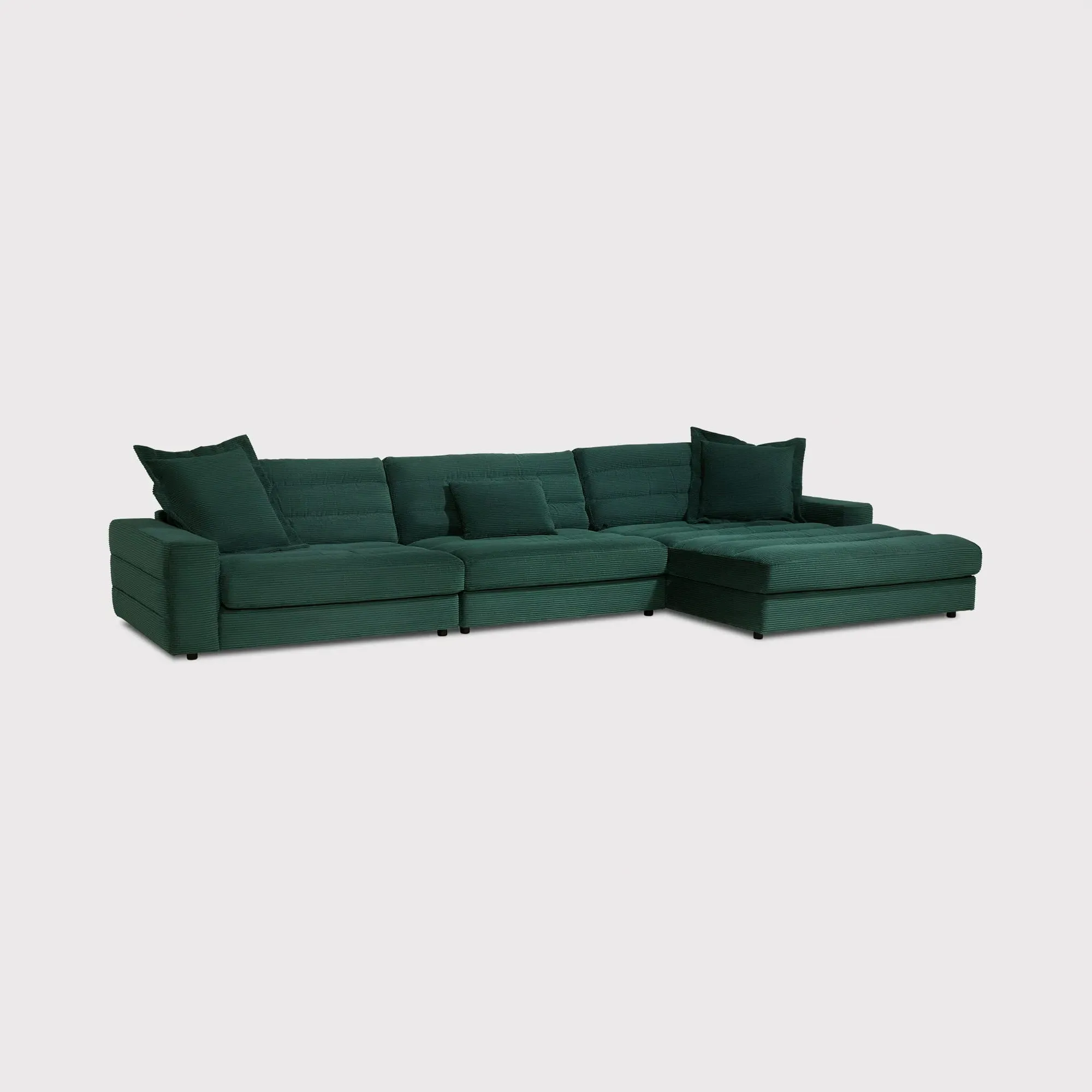 Twain L-Shaped Corner Sofa with Chaise - Fabric image
