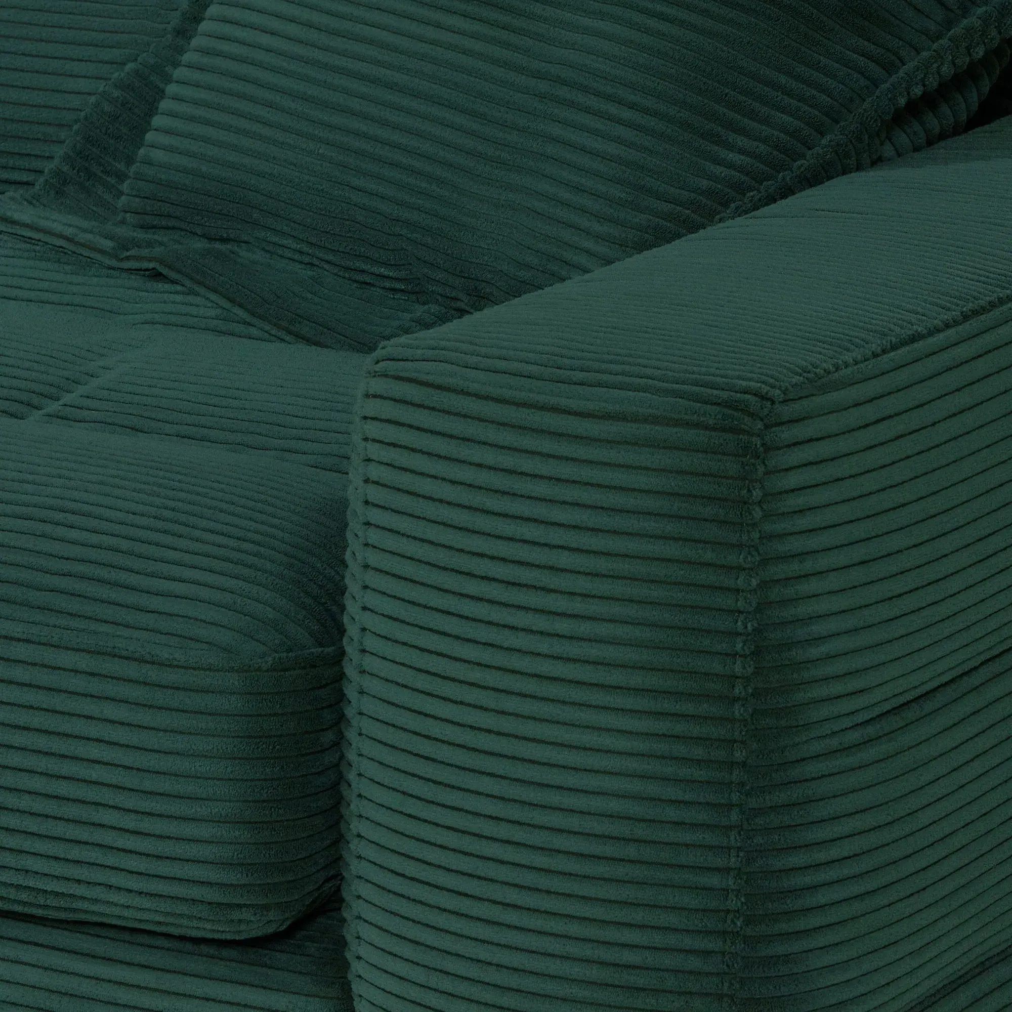 Twain Large Chaise Corner Sofa Right with Scatters - Fabric