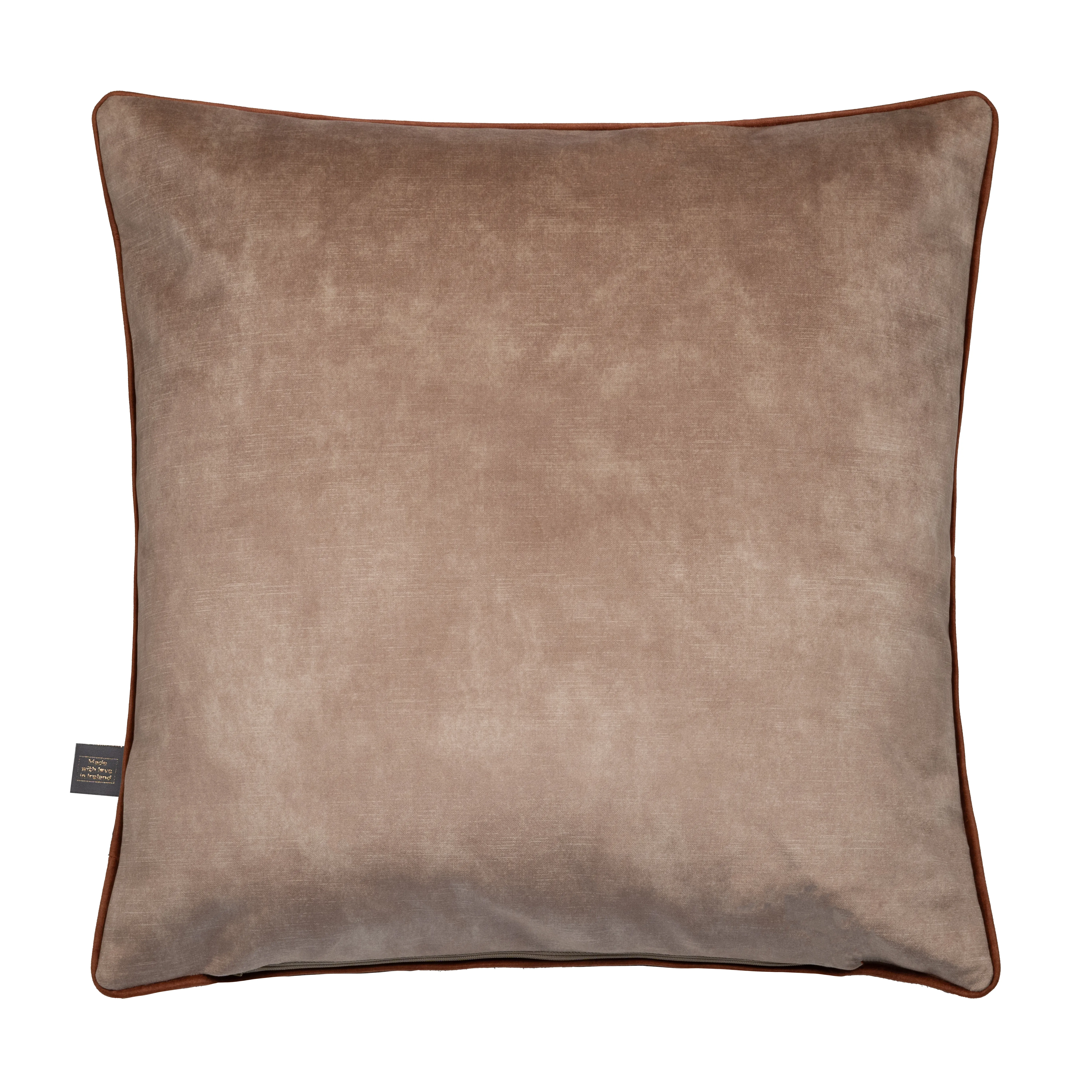 Two Tone Square Cushion - Orange
