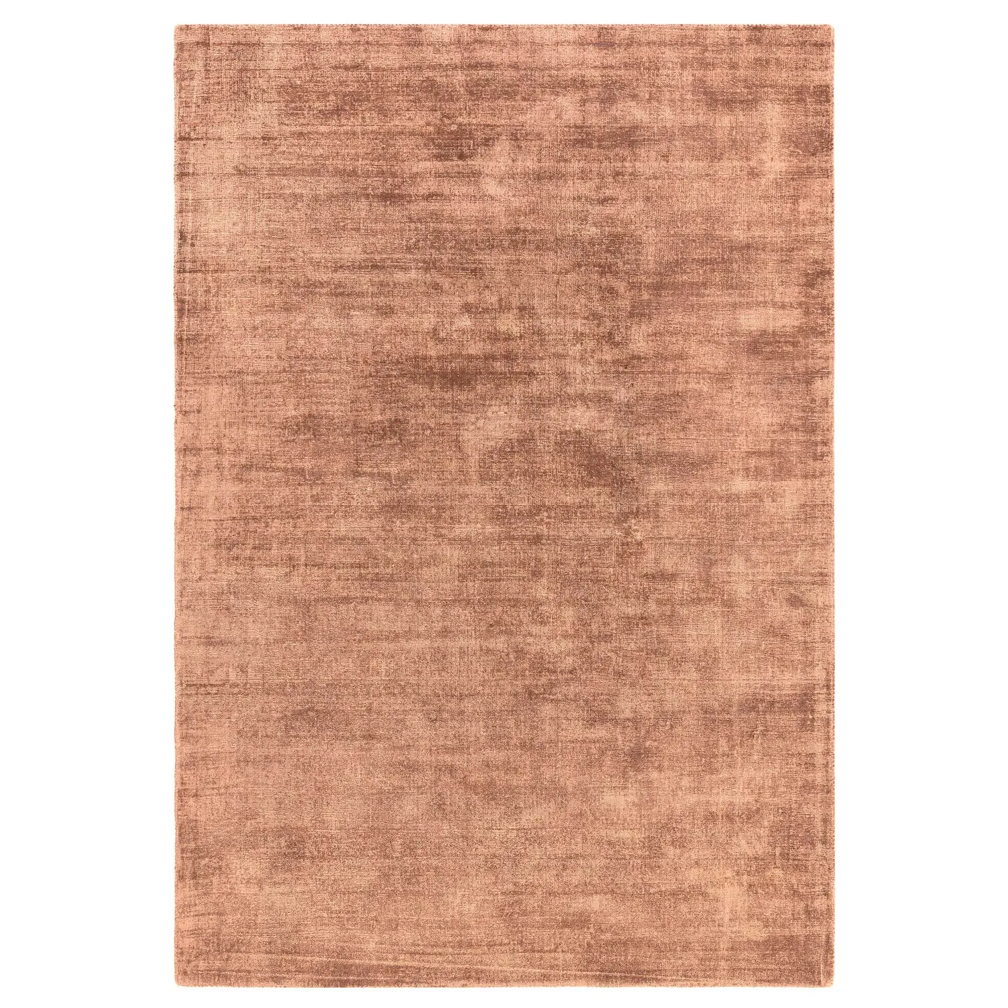 Tyde Earth Square Rug - Brown, Viscose