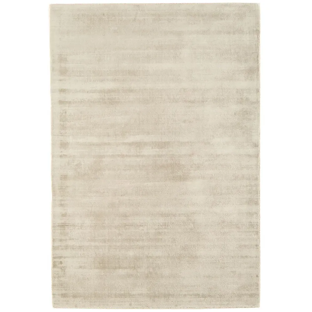 Tyde Putty Square Rug - Putty, Viscose