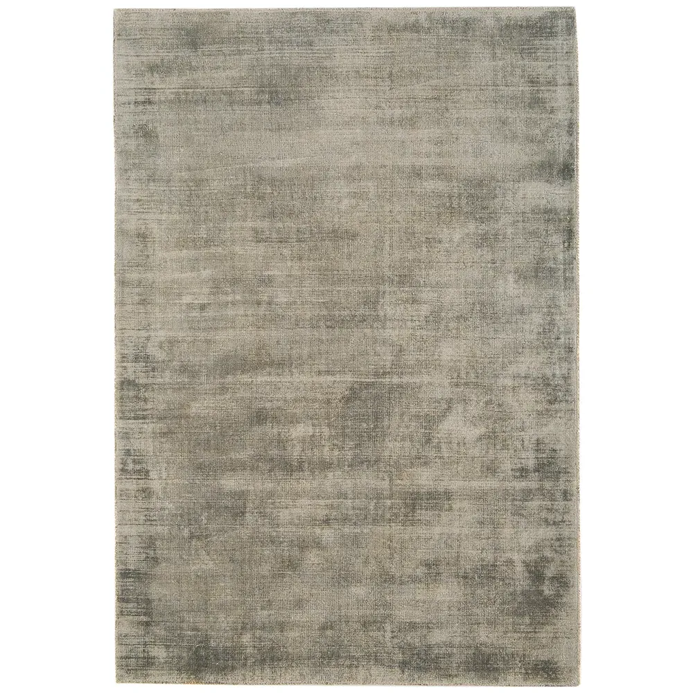 Tyde Smoke Square Rug - Smoke, Viscose