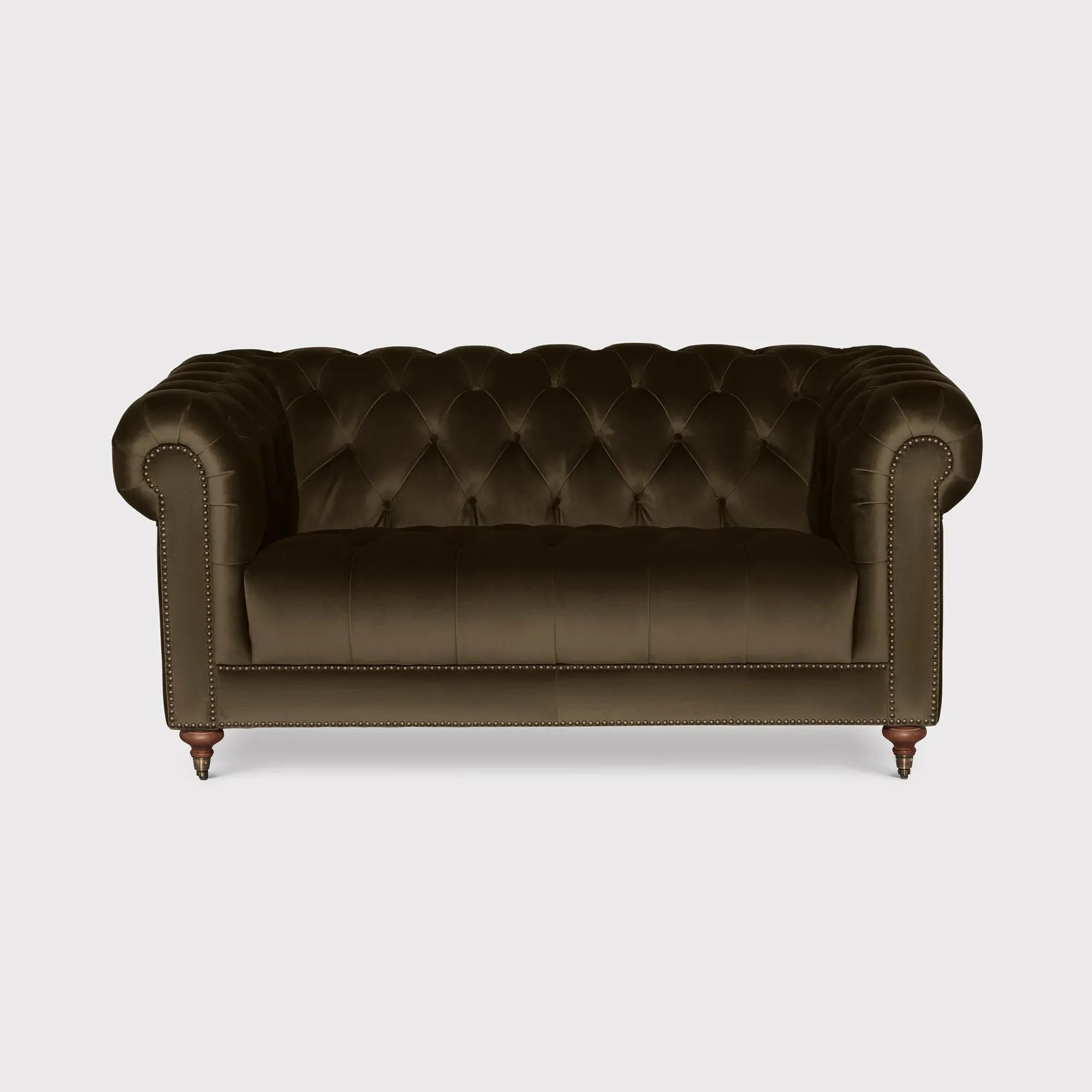 Ullswater 2-Seater Chesterfield Sofa - Green, Velvet image