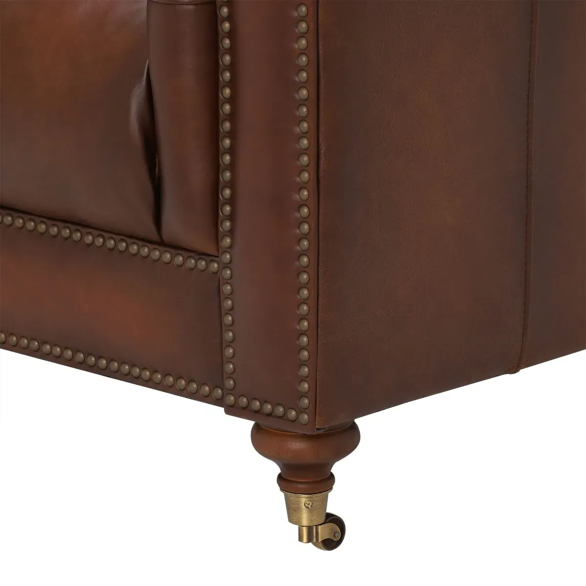Ullswater Club Armchair - Brown, Leather