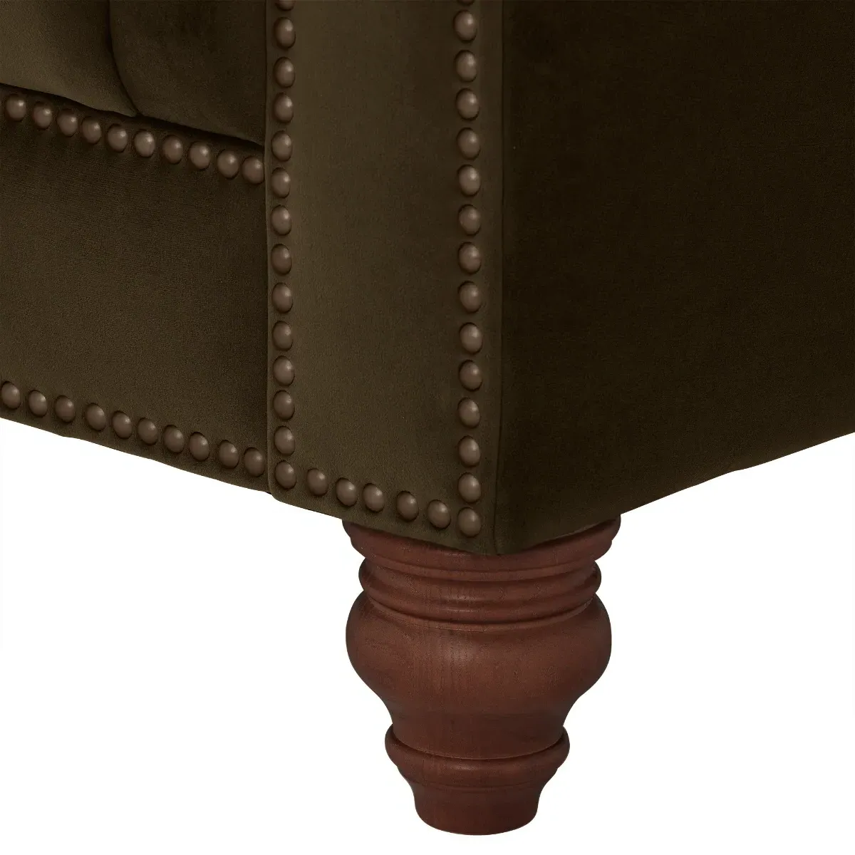 Ullswater Club Armchair - Green, Velvet