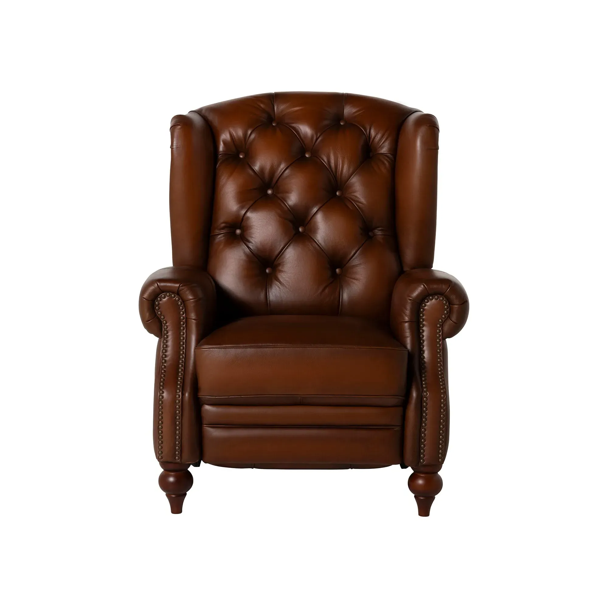 Ullswater Power Reclining Wing Chair - Brown Leather