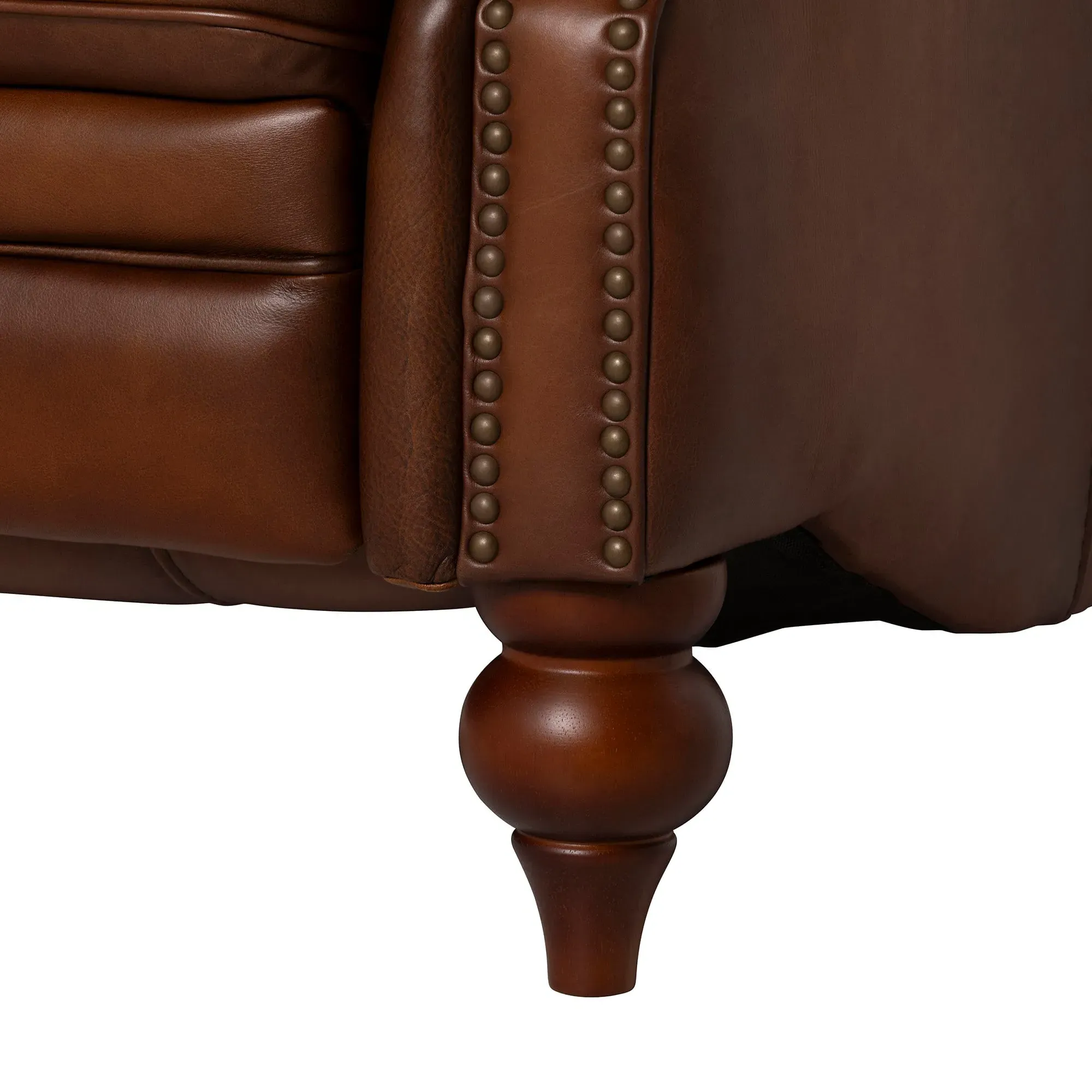 Ullswater Power Reclining Wing Chair - Brown Leather