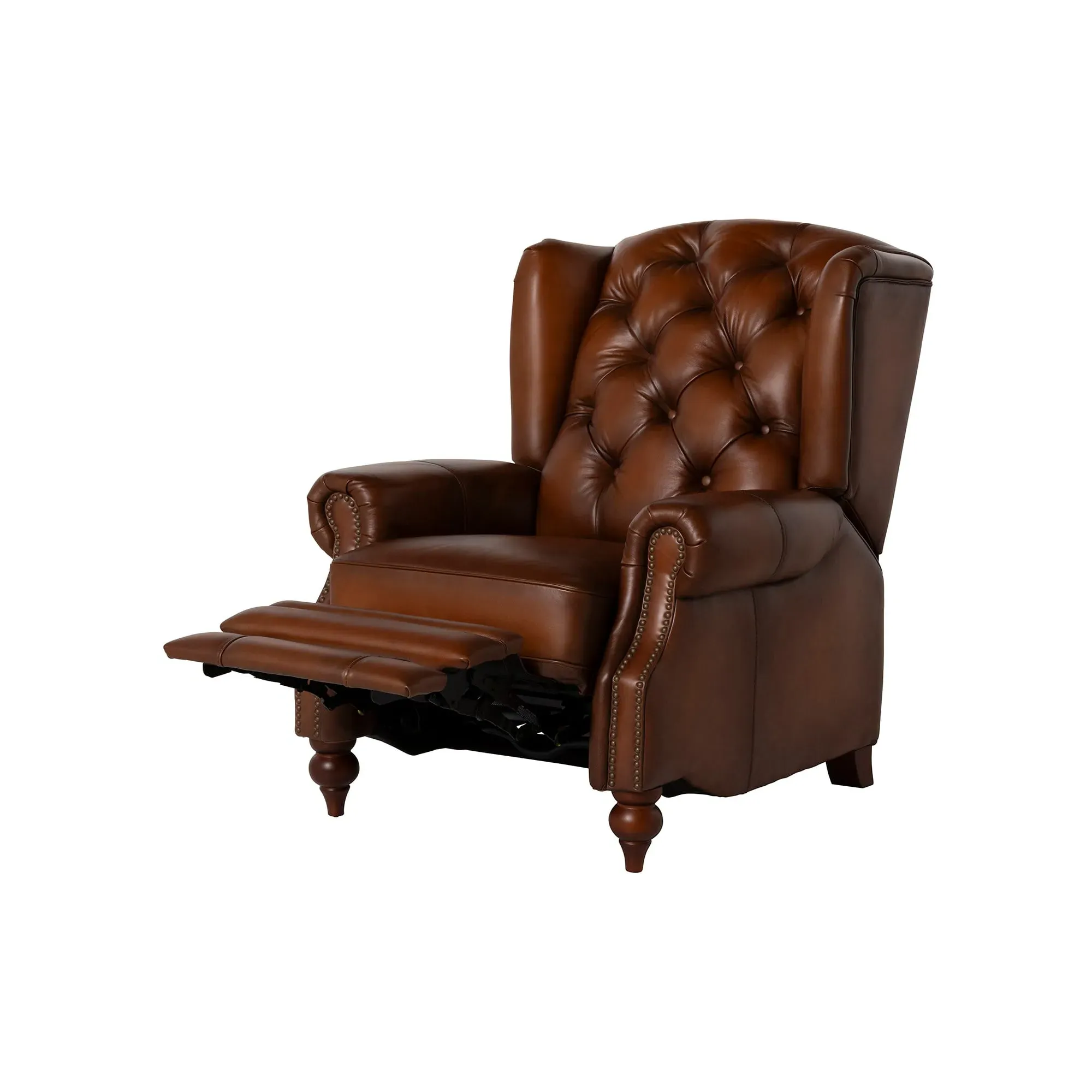 Ullswater Power Reclining Wing Chair - Brown Leather