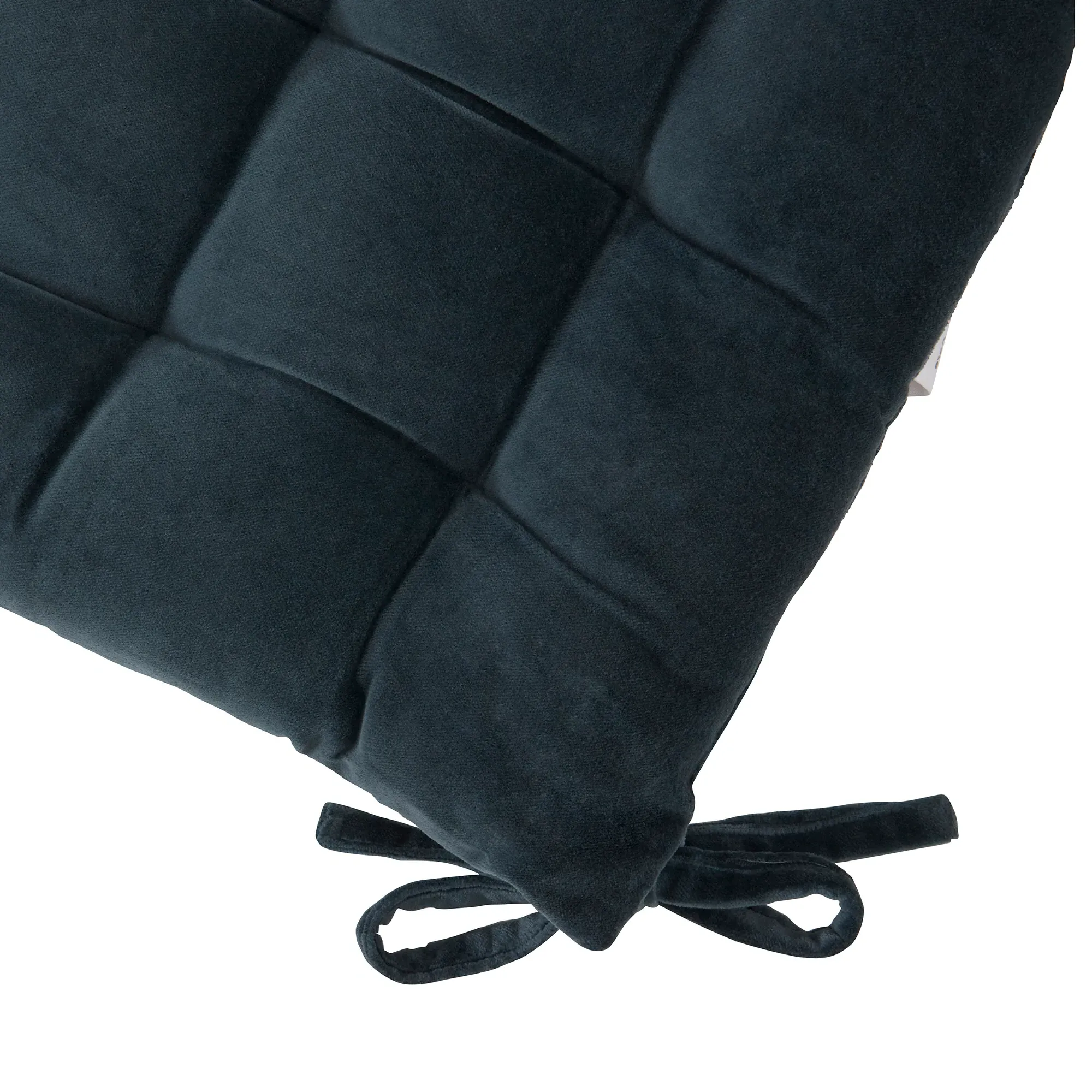 Velvet Seat Pad - Navy, Cotton