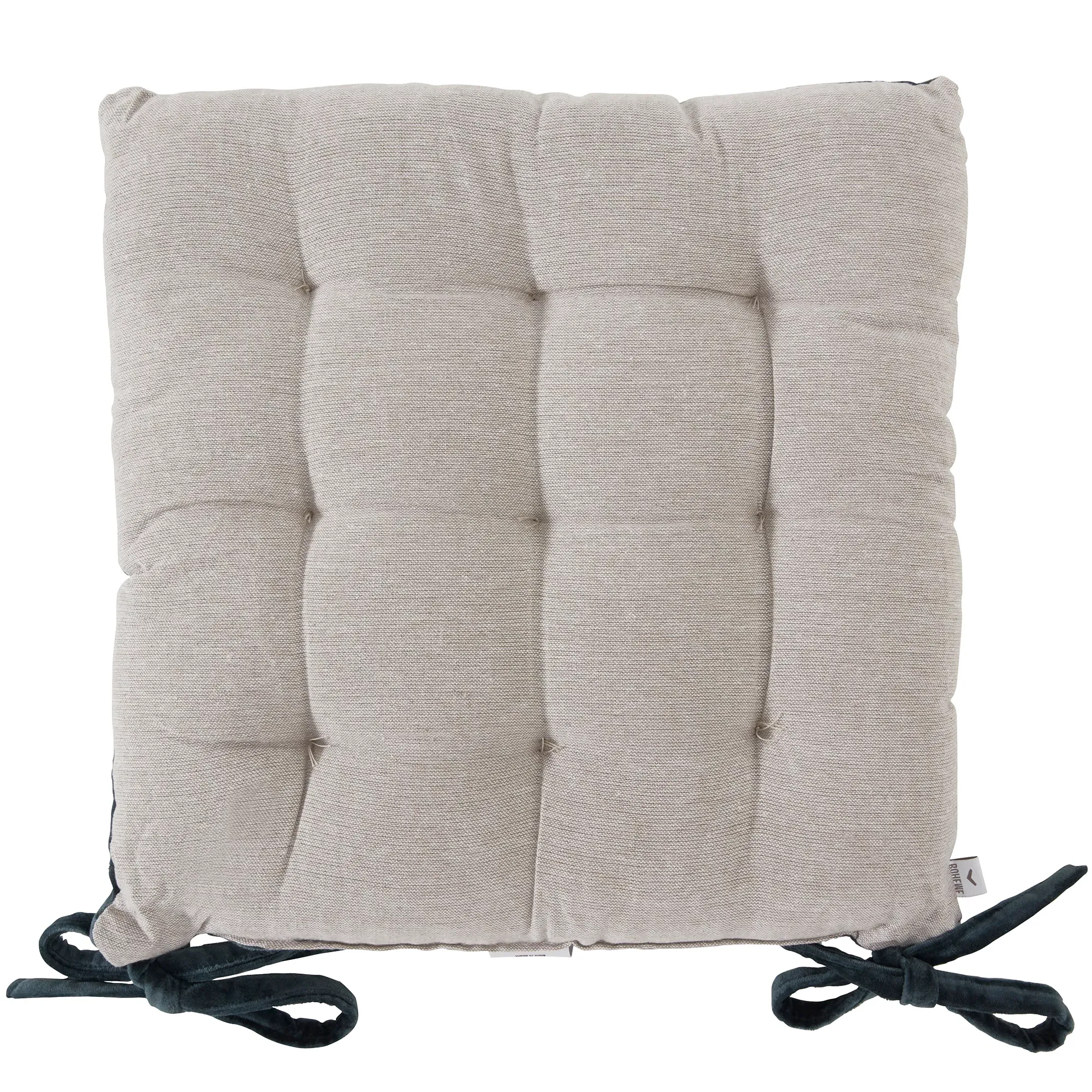 Velvet Seat Pad - Navy, Cotton