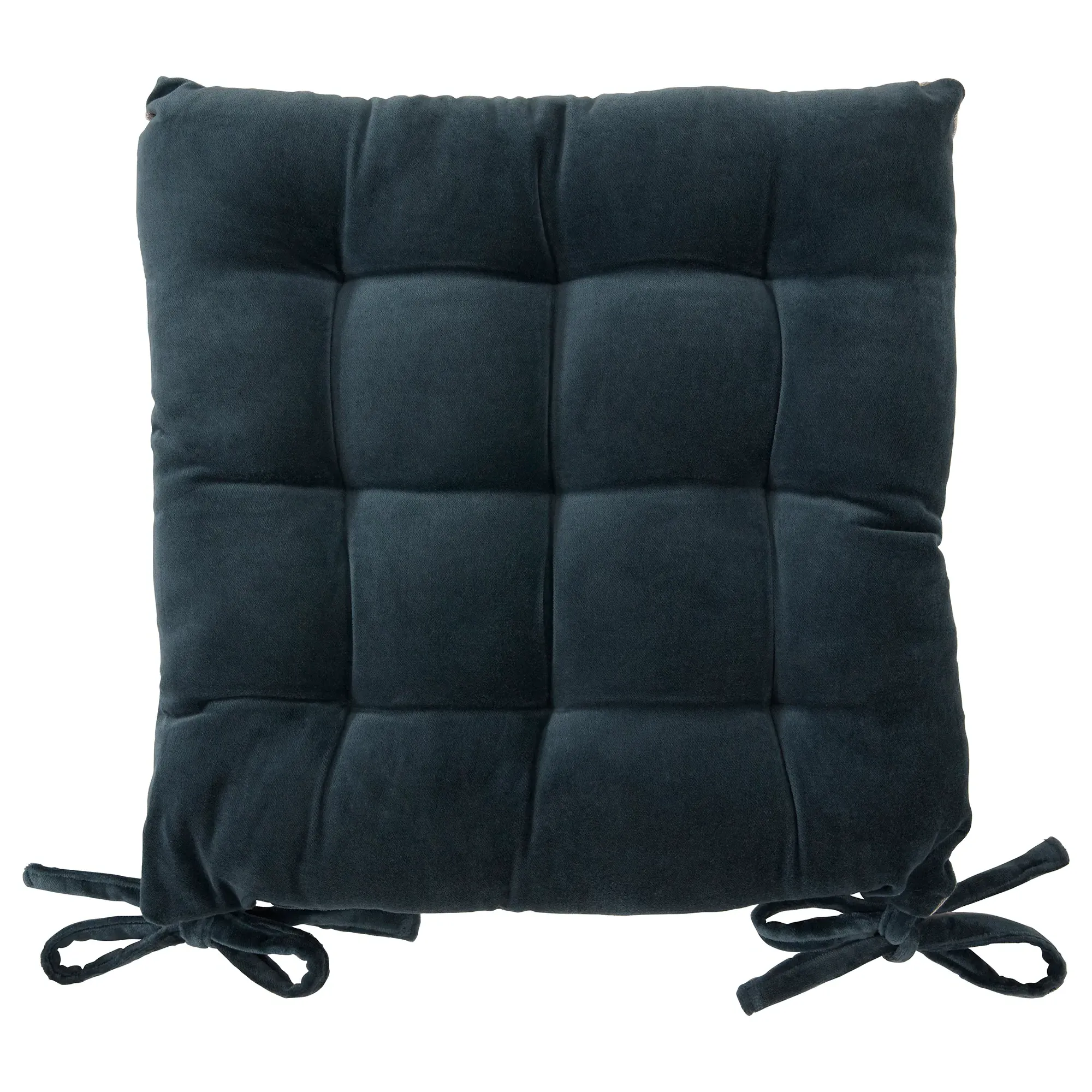 Velvet Seat Pad - Navy, Cotton image