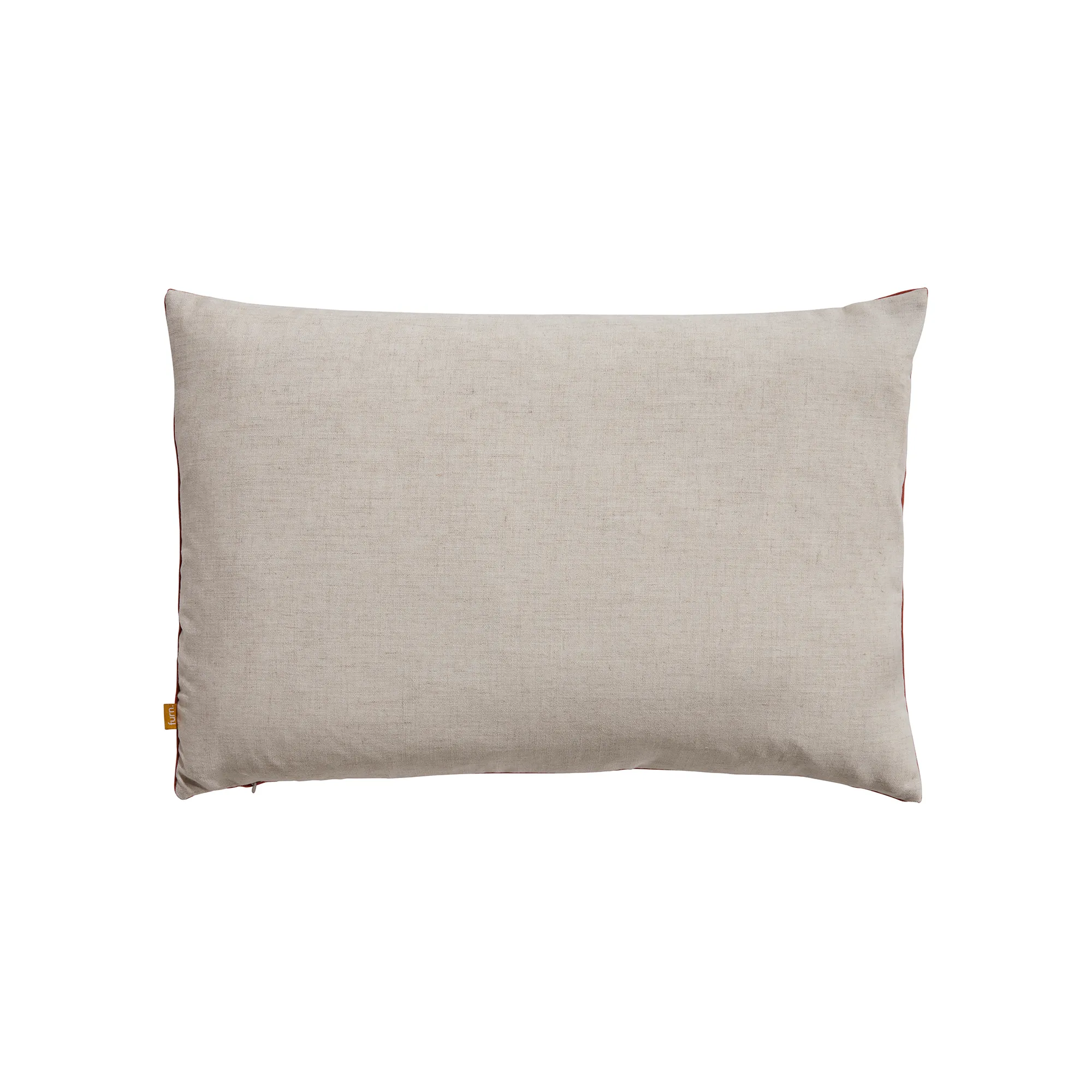 Velvet Square Cushion - Orange, Polyester