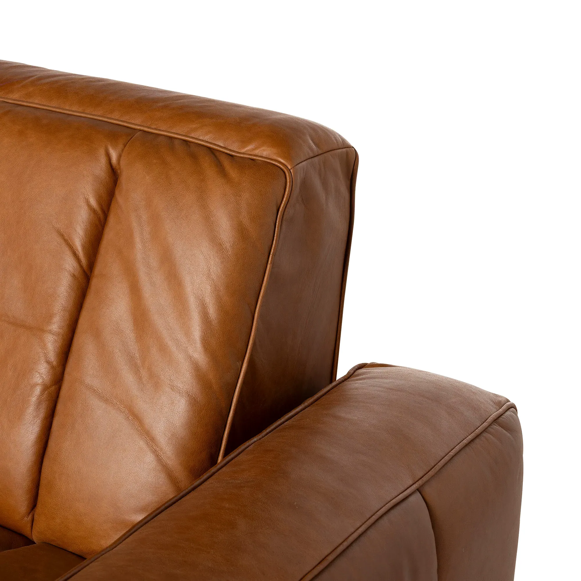 Ventura 3-Seater Reclining Sofa - Brown, Leather
