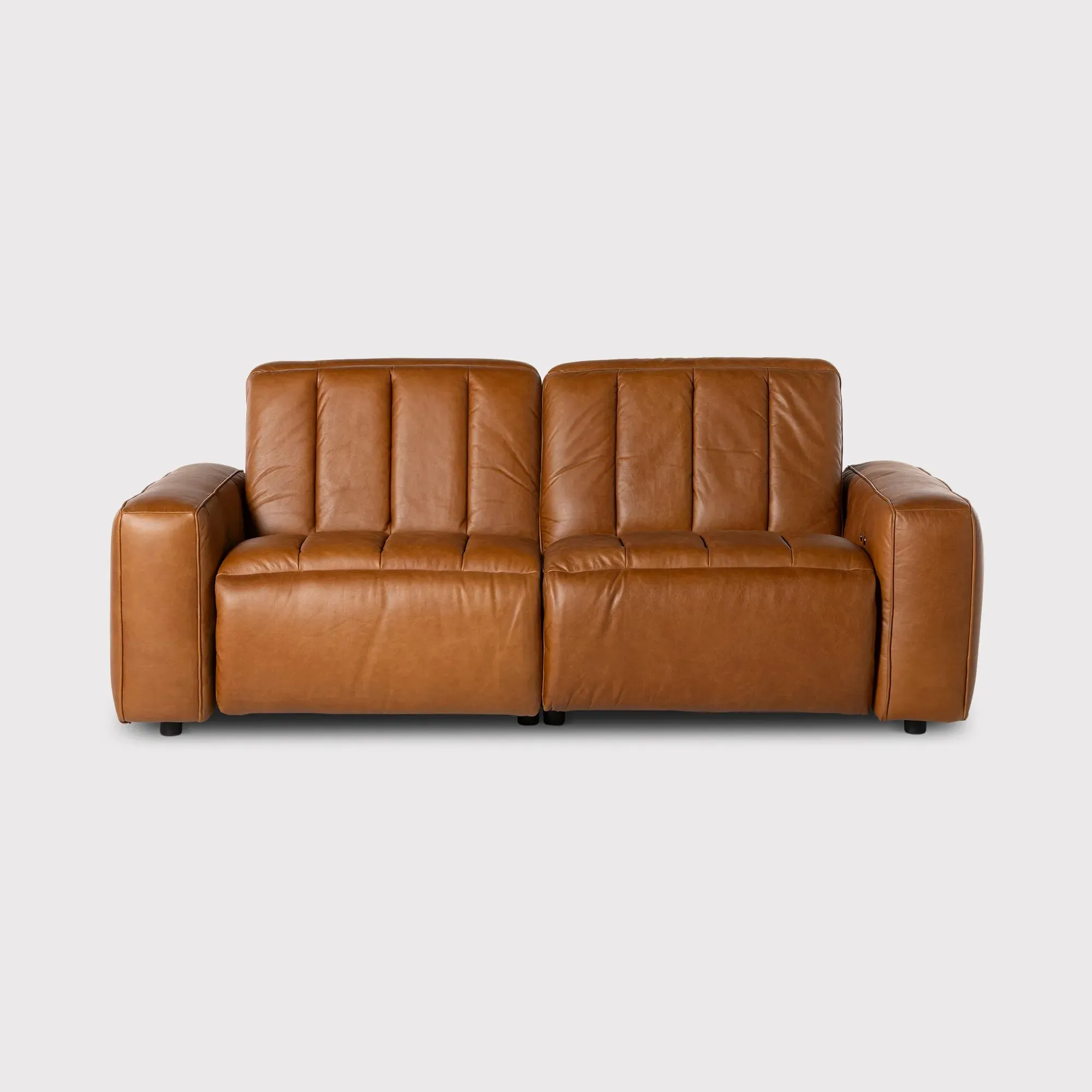 Ventura 3-Seater Reclining Sofa - Brown, Leather image