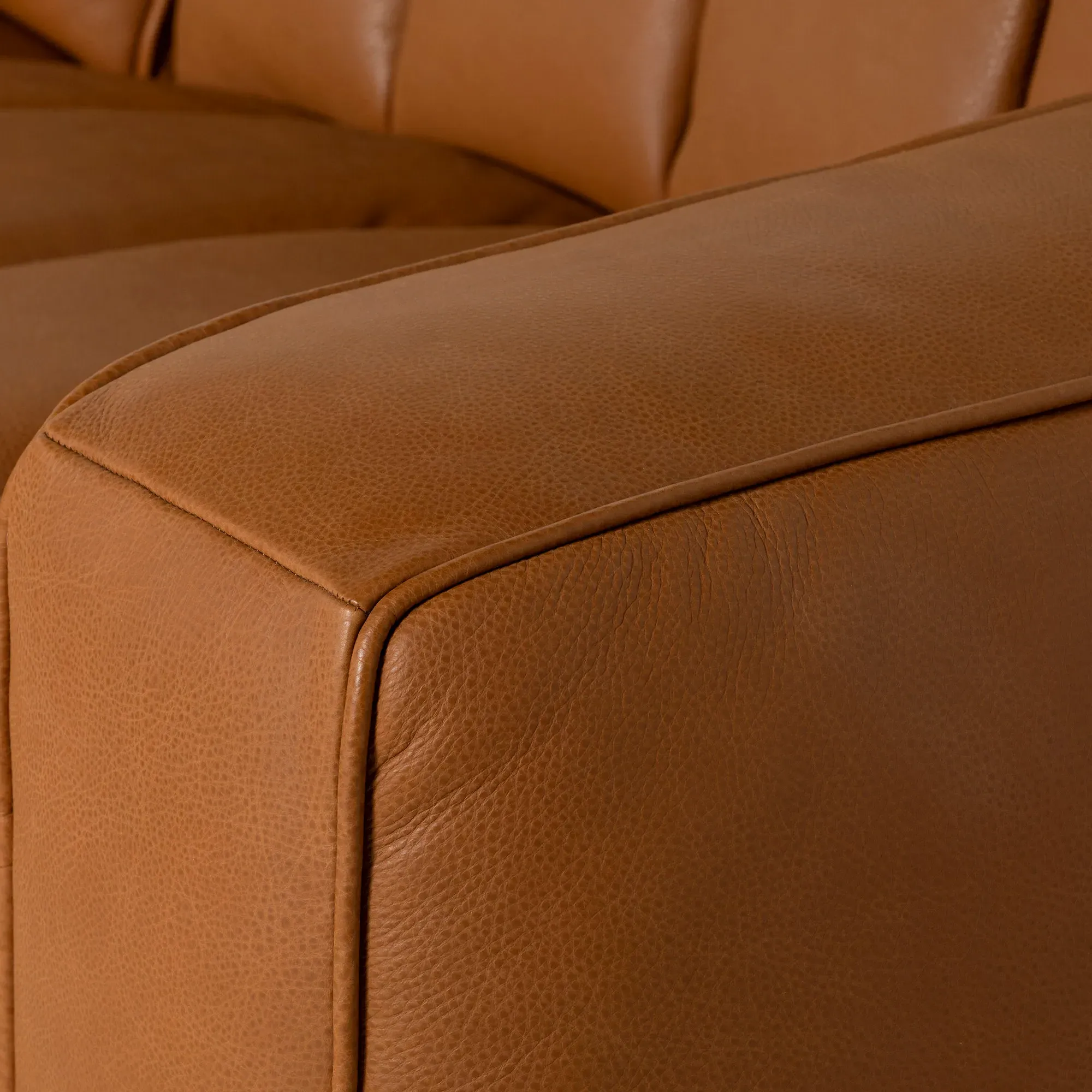 Ventura Modular Corner Recliner Sofa - Brown, Leather