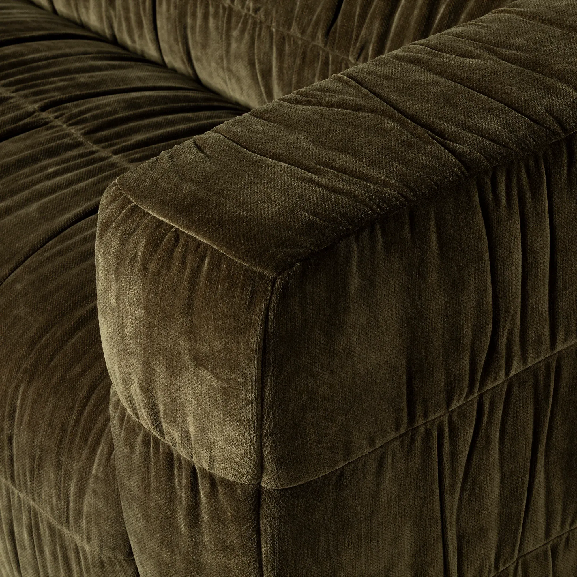Vercelli Sofa - Green, Fabric