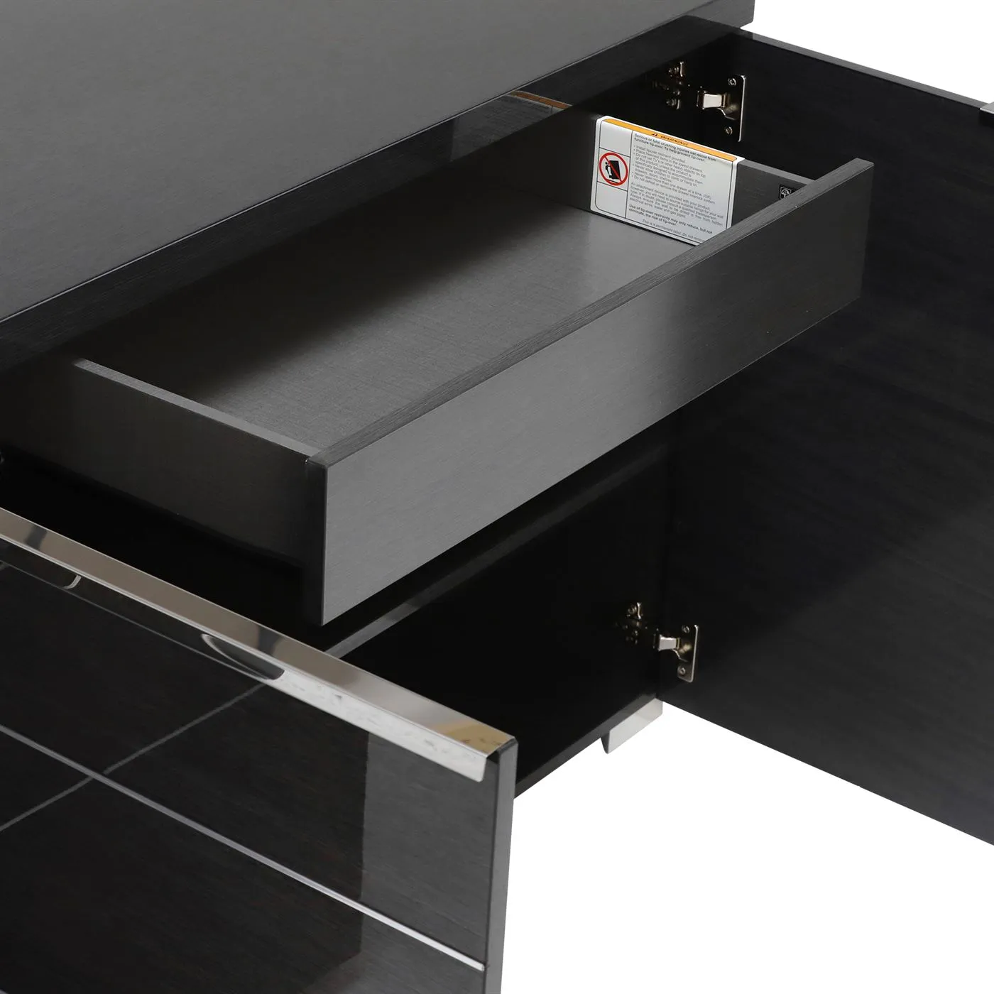 Versilia 3 Door Buffet Sideboard - Grey