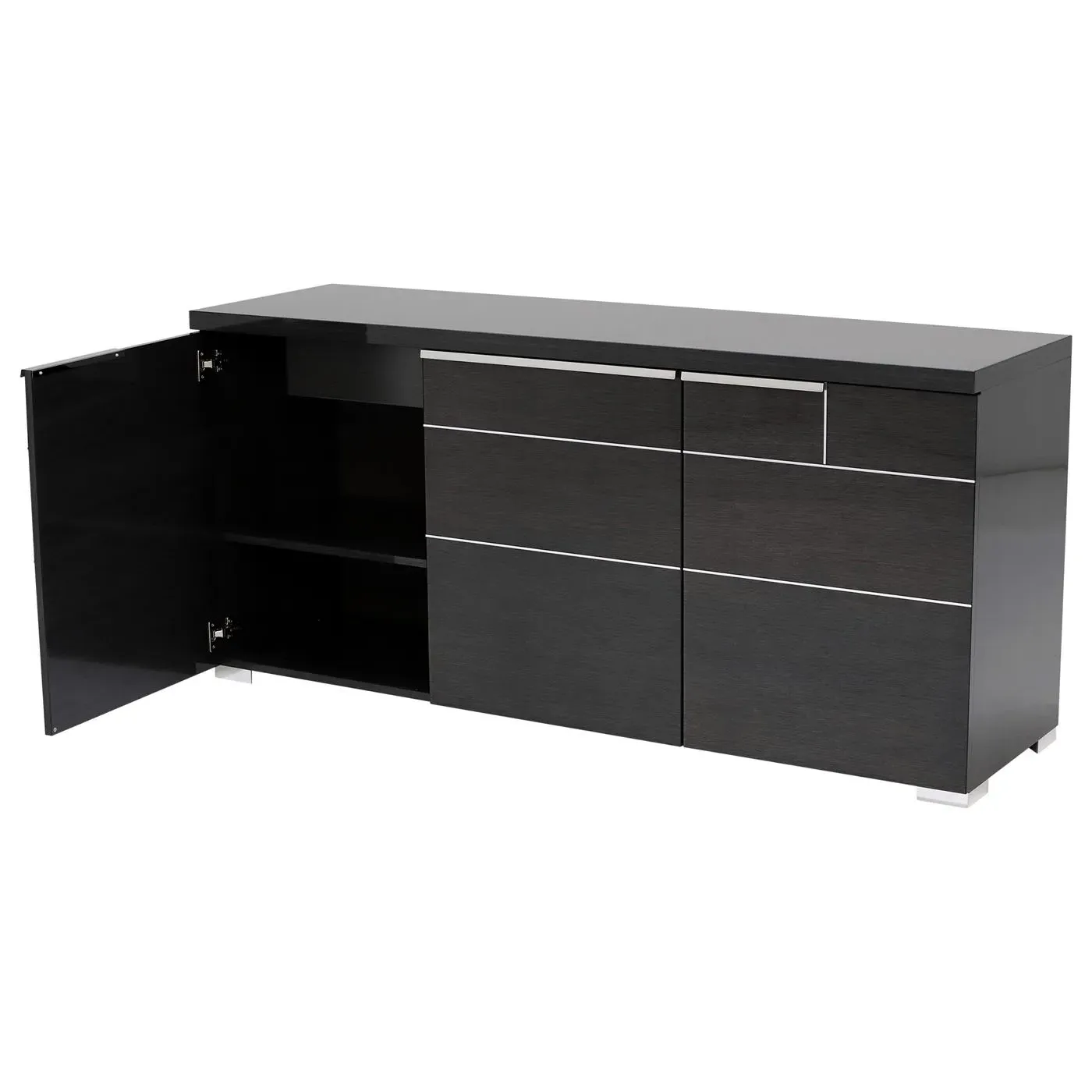 Versilia 3 Door Buffet Sideboard - Grey