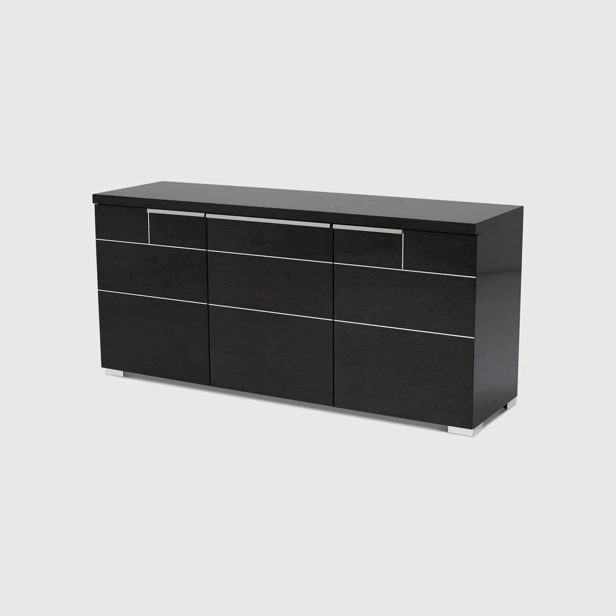 Versilia 3 Door Buffet Sideboard - Grey