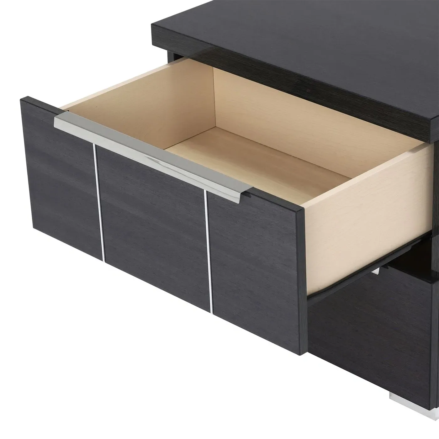 Versilia Night Stand - Grey, Koto Wood