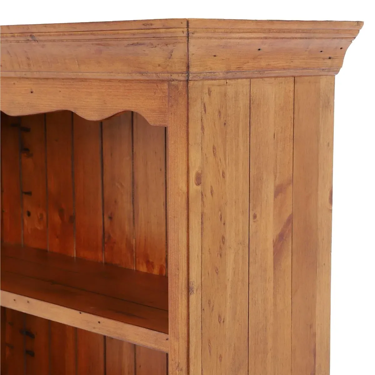 Villiers Medium 5 Shelf Bookcase - Brown, Pine Wood