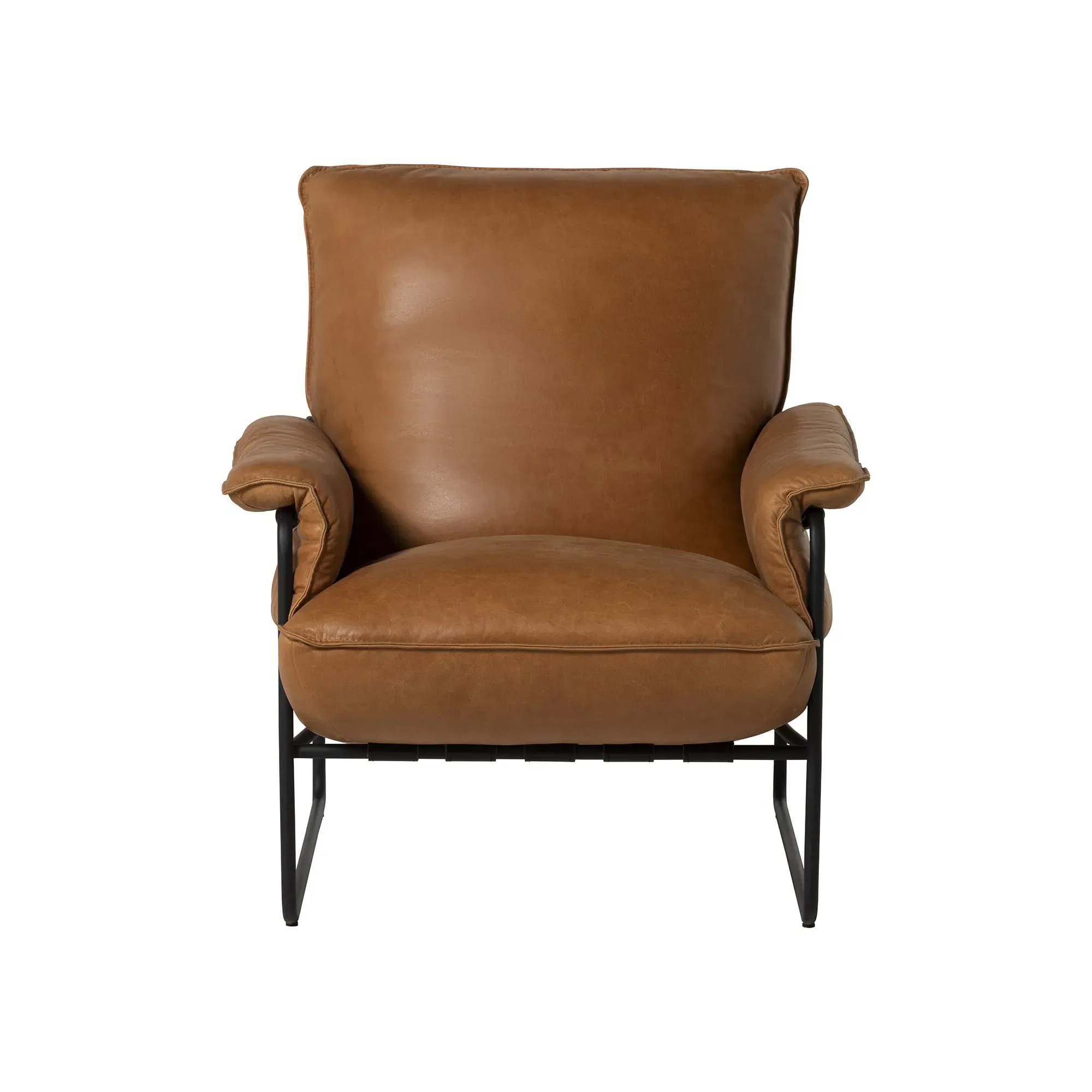 Vinci Armchair - Brown, Leather