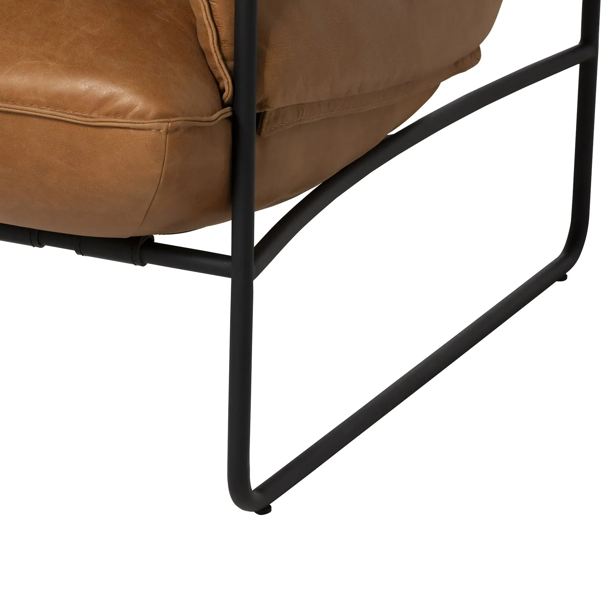Vinci Armchair - Brown, Leather