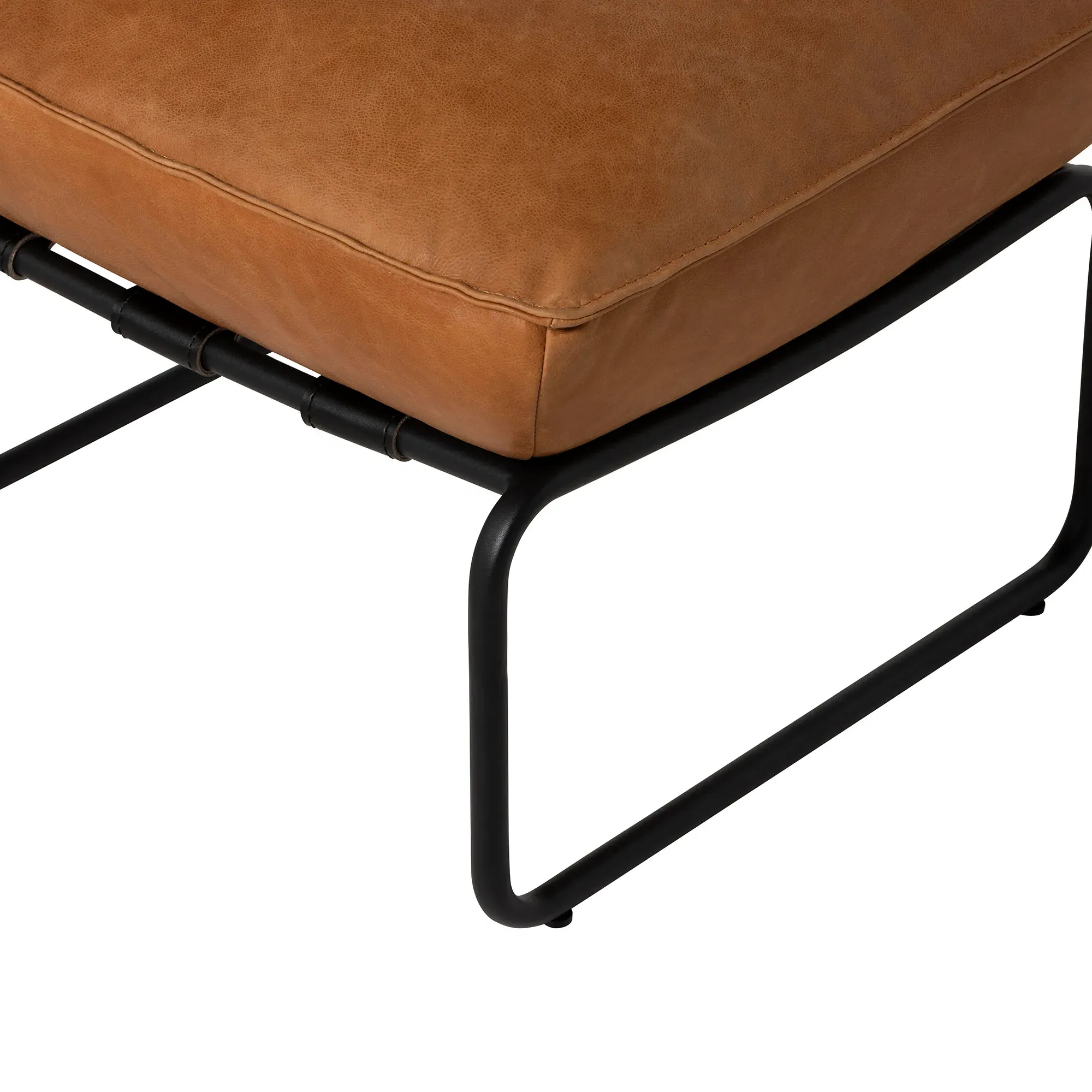 Vinci Stool - Brown, Leather