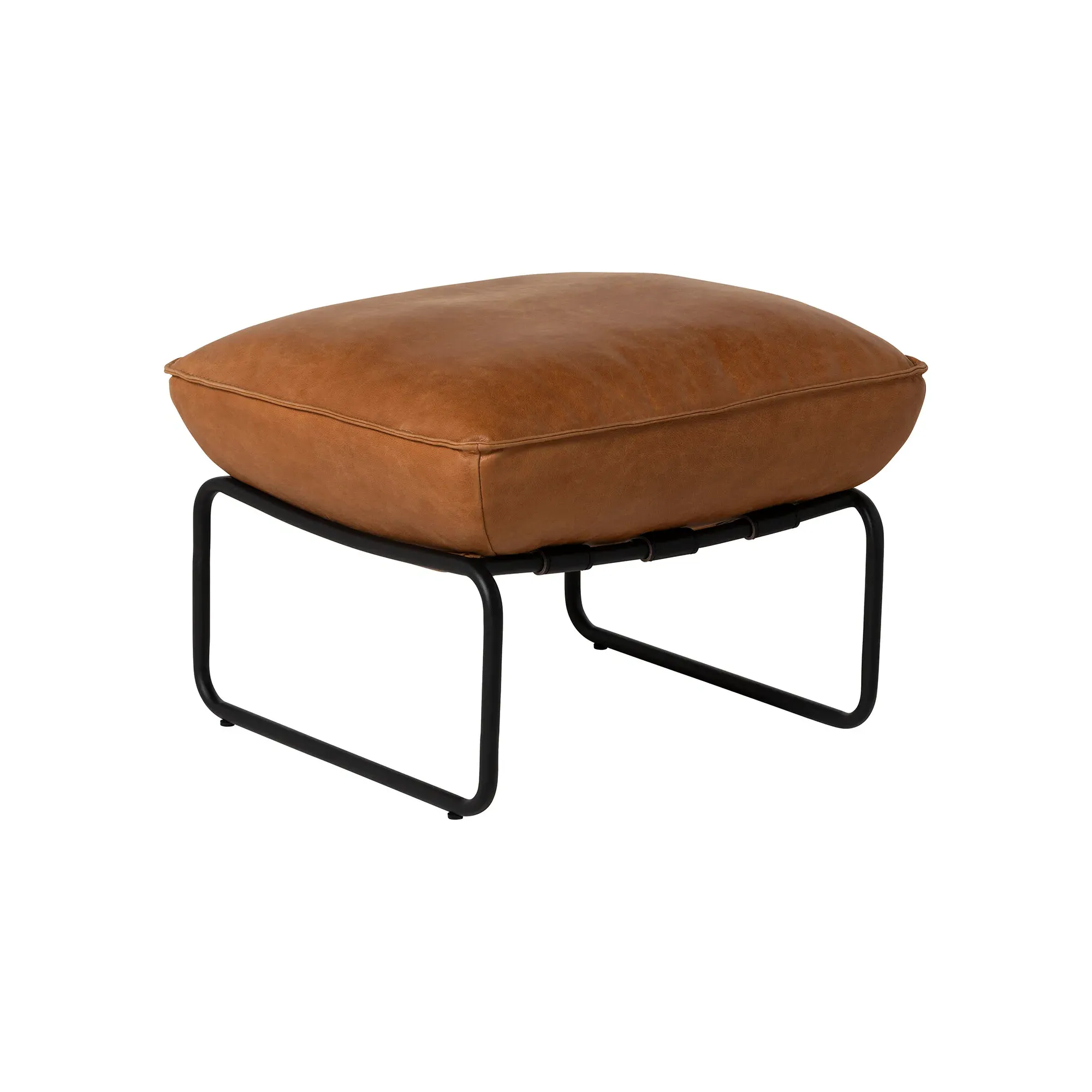 Vinci Stool - Brown, Leather