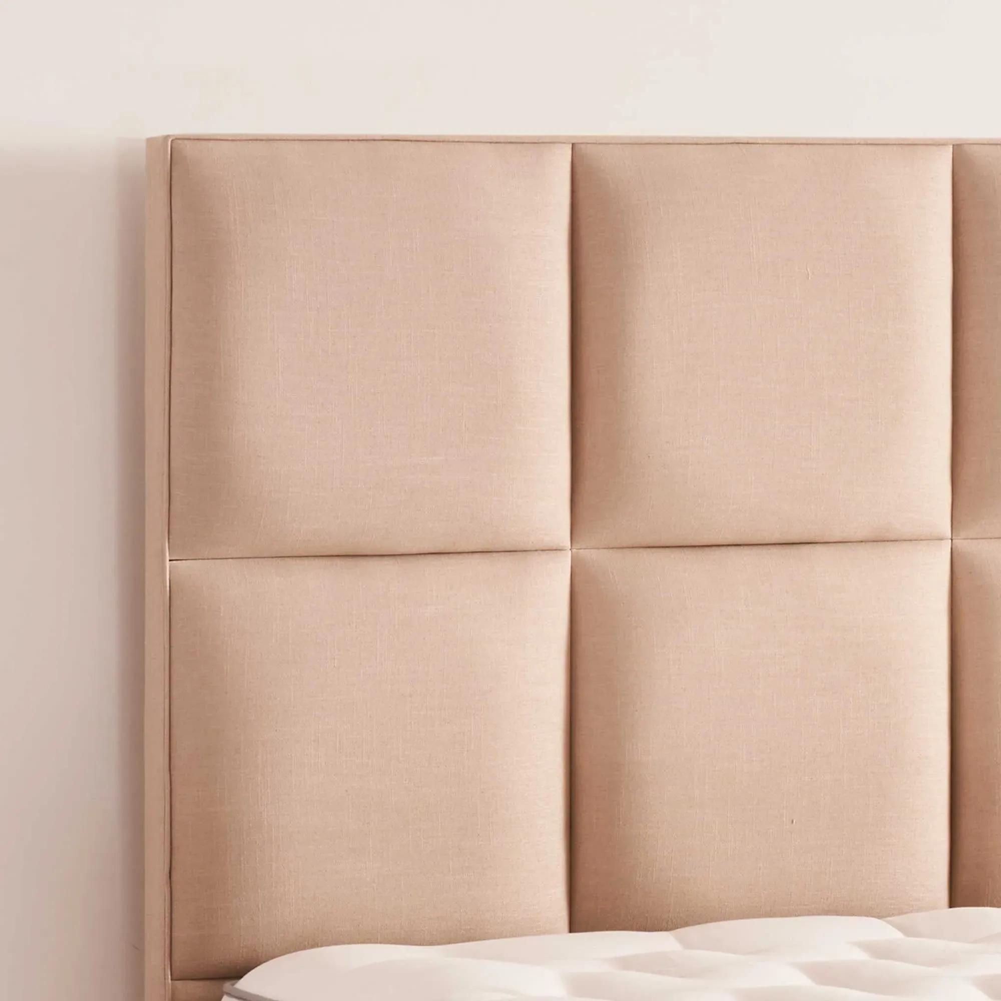 Vispring Atlas Double Headboard - Pink