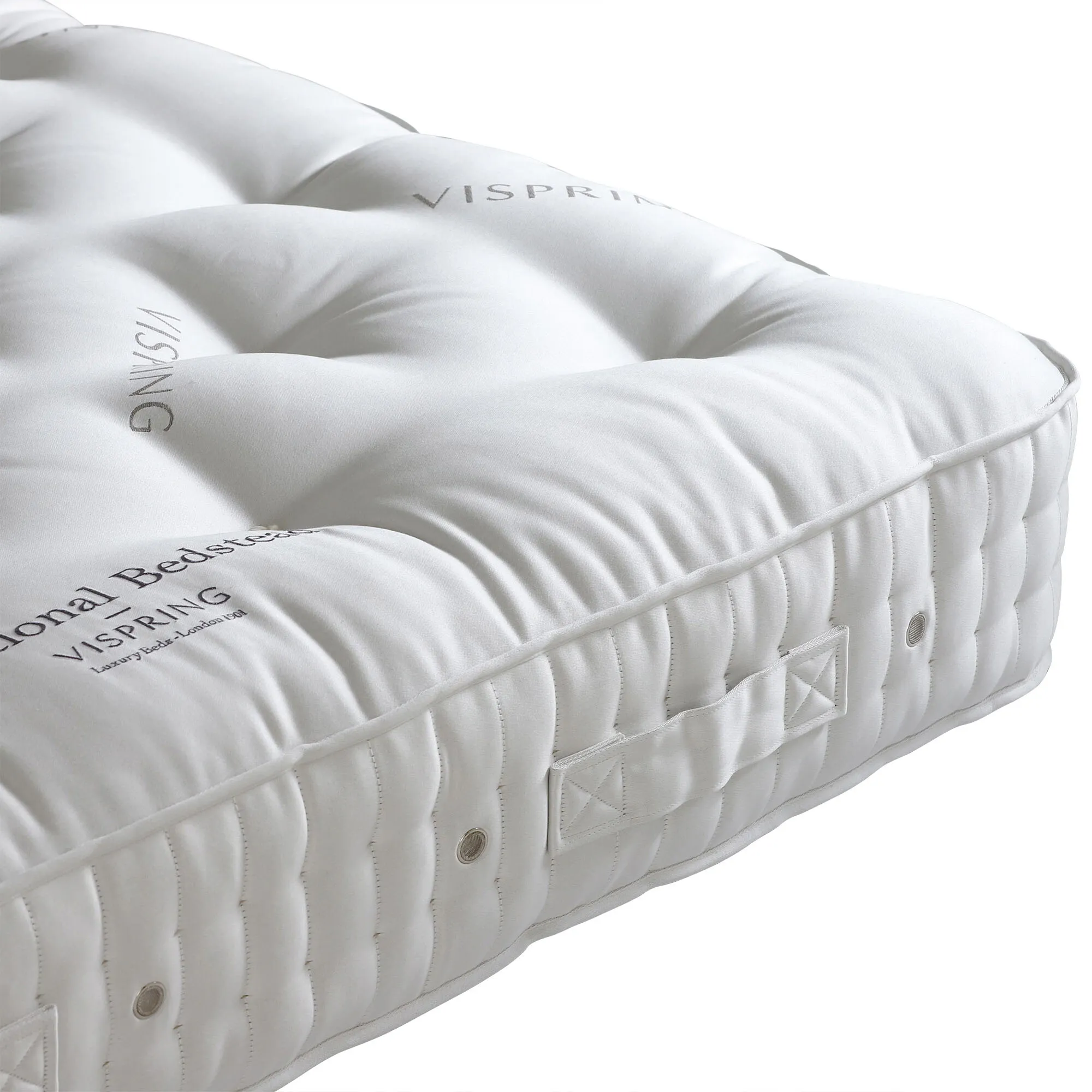 Vispring Double Bedstead Mattress - White