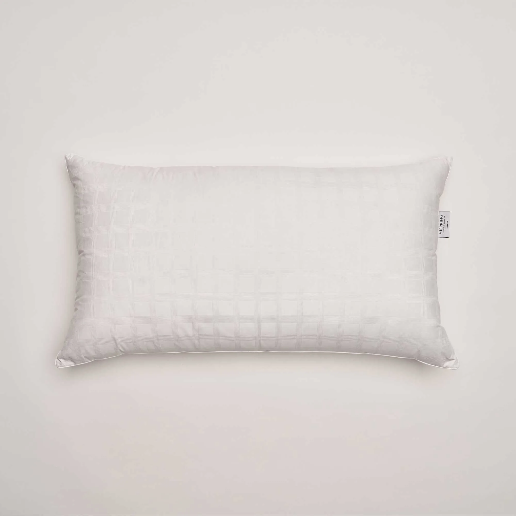 Vispring English Duck Down Pillow - White, Cotton