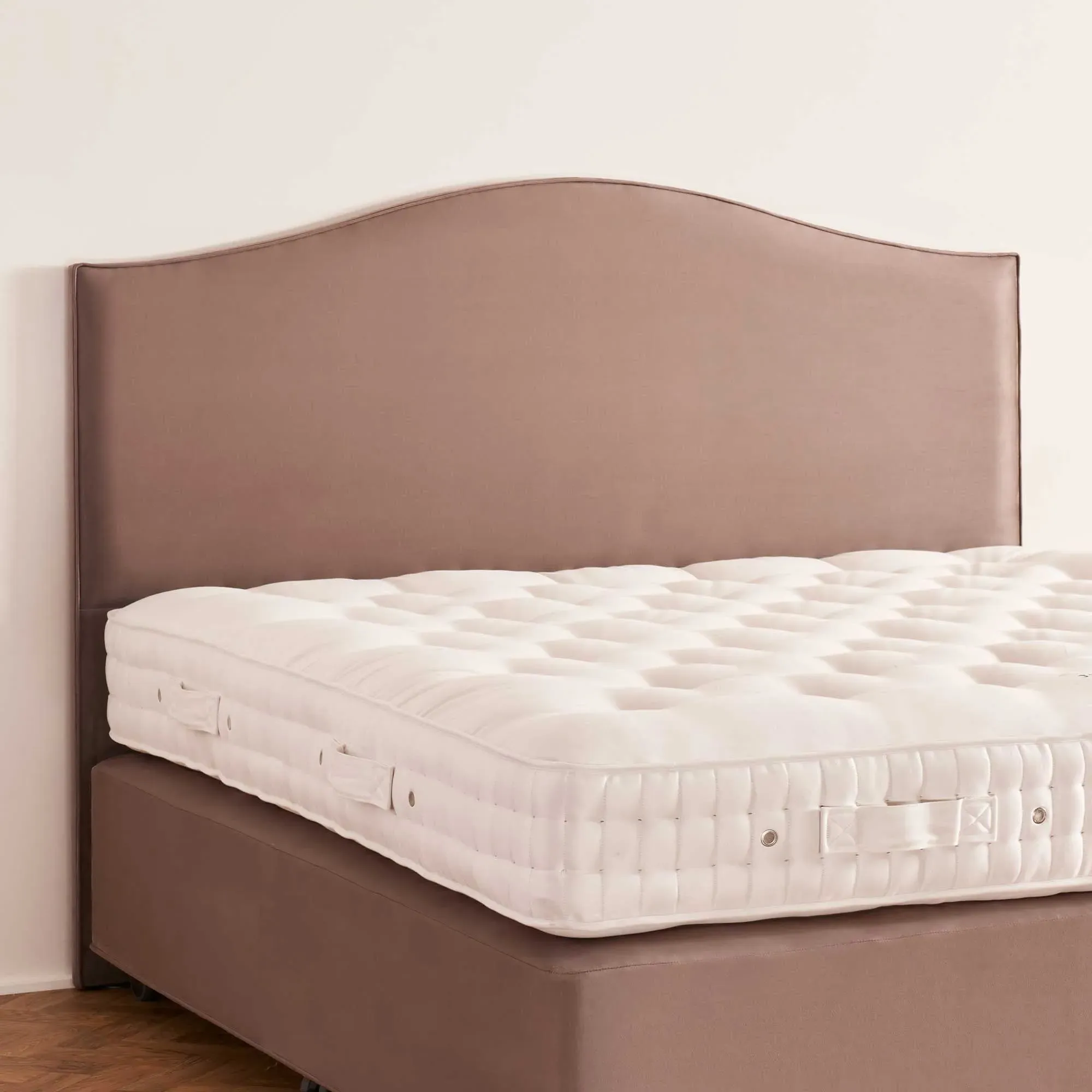 Vispring Iris Double Headboard - Brown, Fabric image