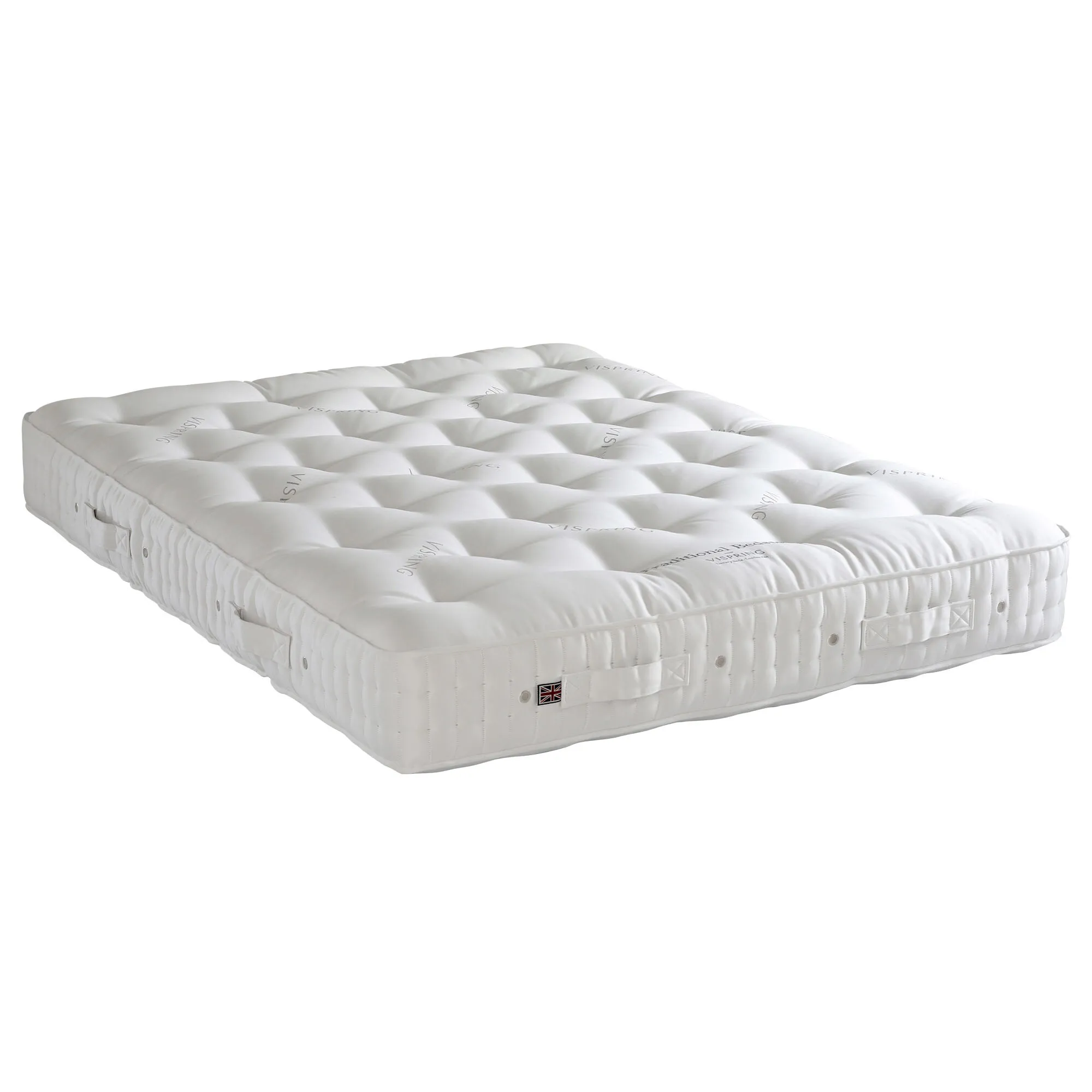 Vispring King Size Bedstead Mattress - White