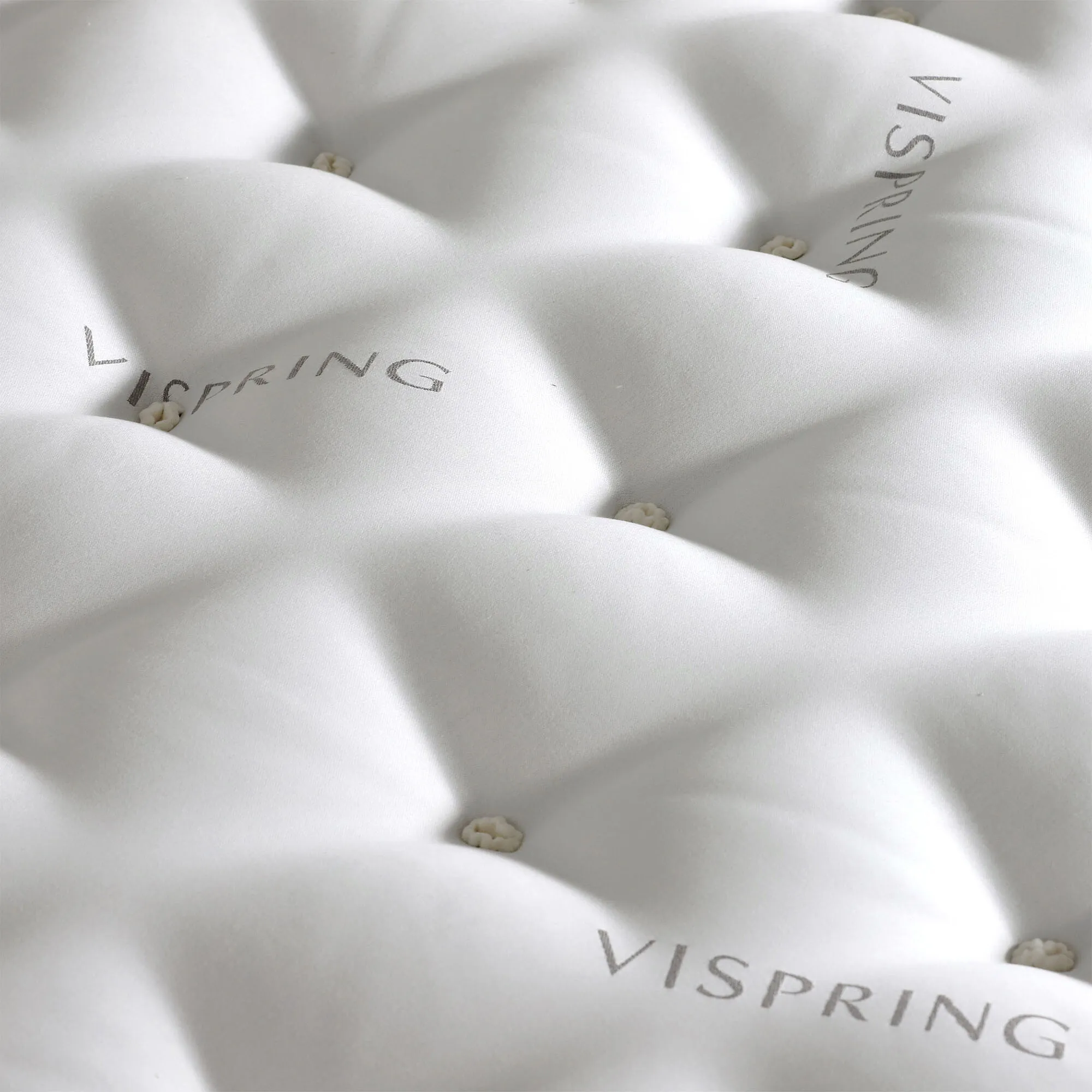 Vispring King Size Bedstead Mattress - White