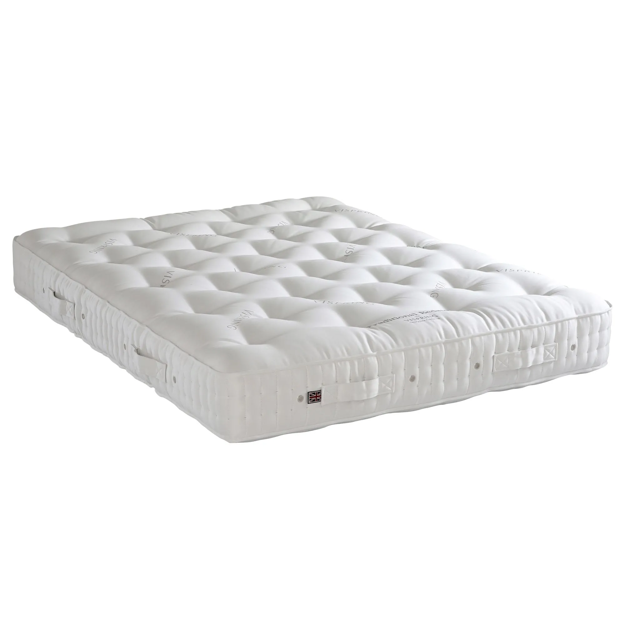 Vispring King Size Bedstead Mattress - White