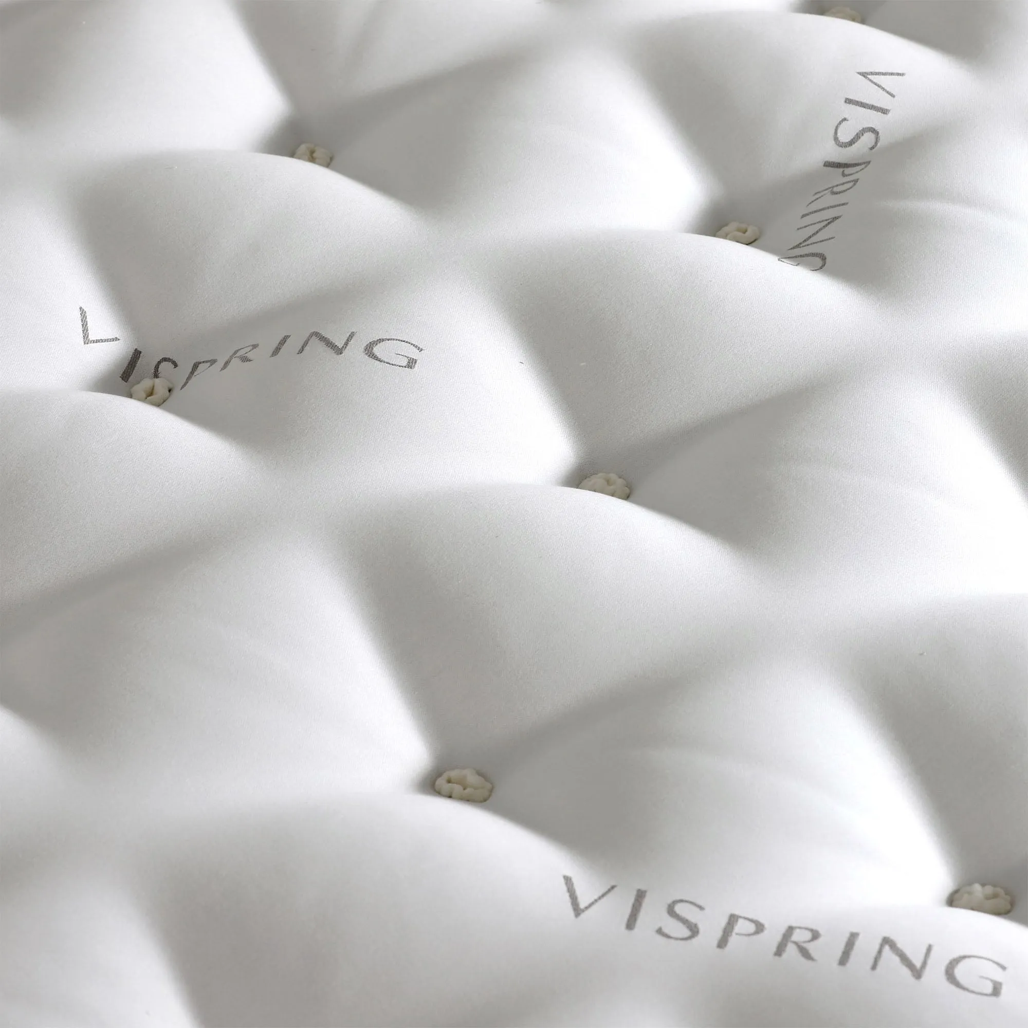Vispring King Size Bedstead Mattress - White