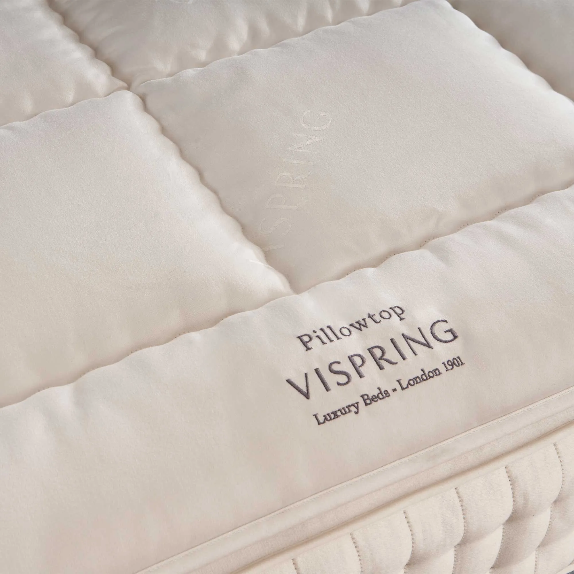 Vispring Pillowtop King Size Mattress Topper - White product