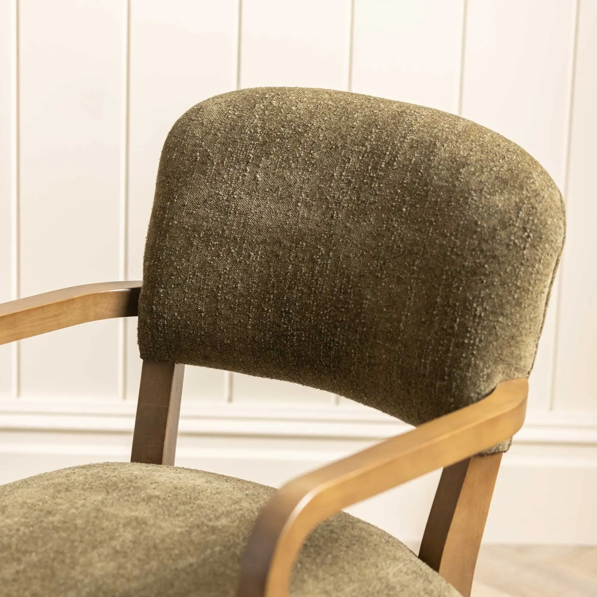 Walvis Occasional Armchair - Dark Green, Fabric