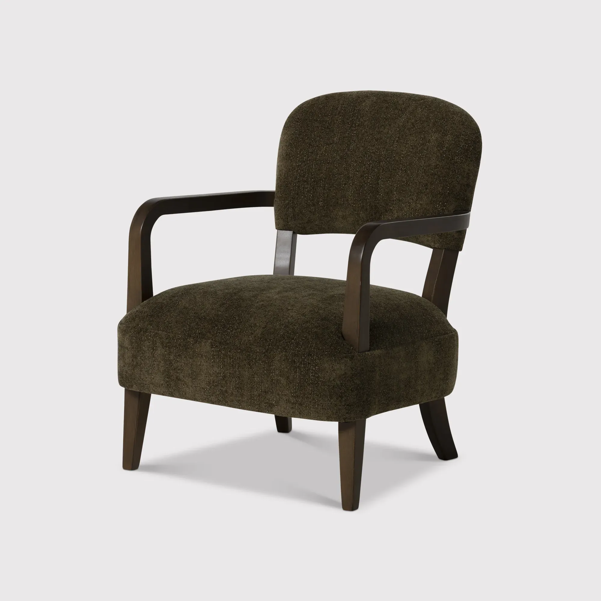 Walvis Occasional Armchair - Dark Green, Fabric image