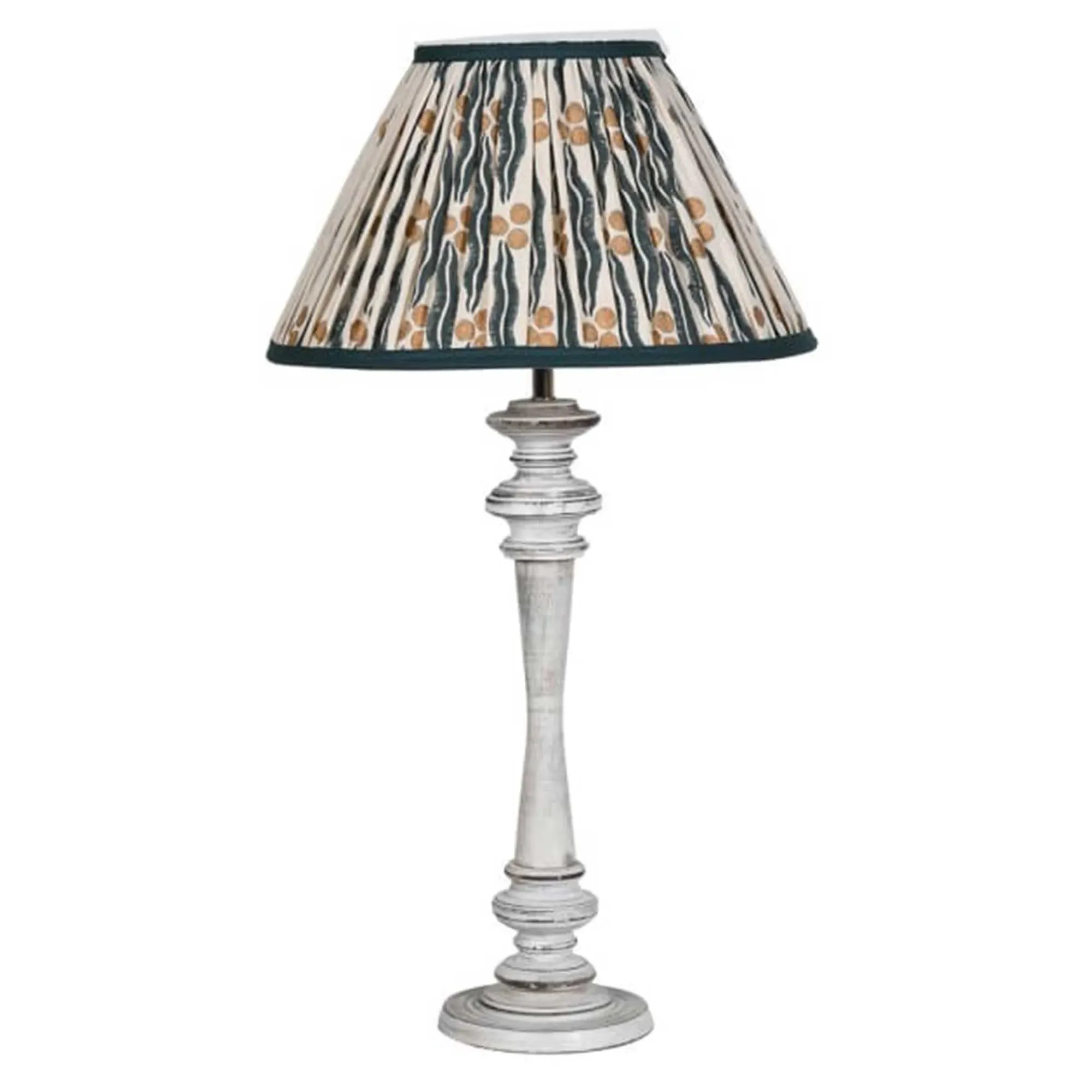 Wash Wood Lamp - White image